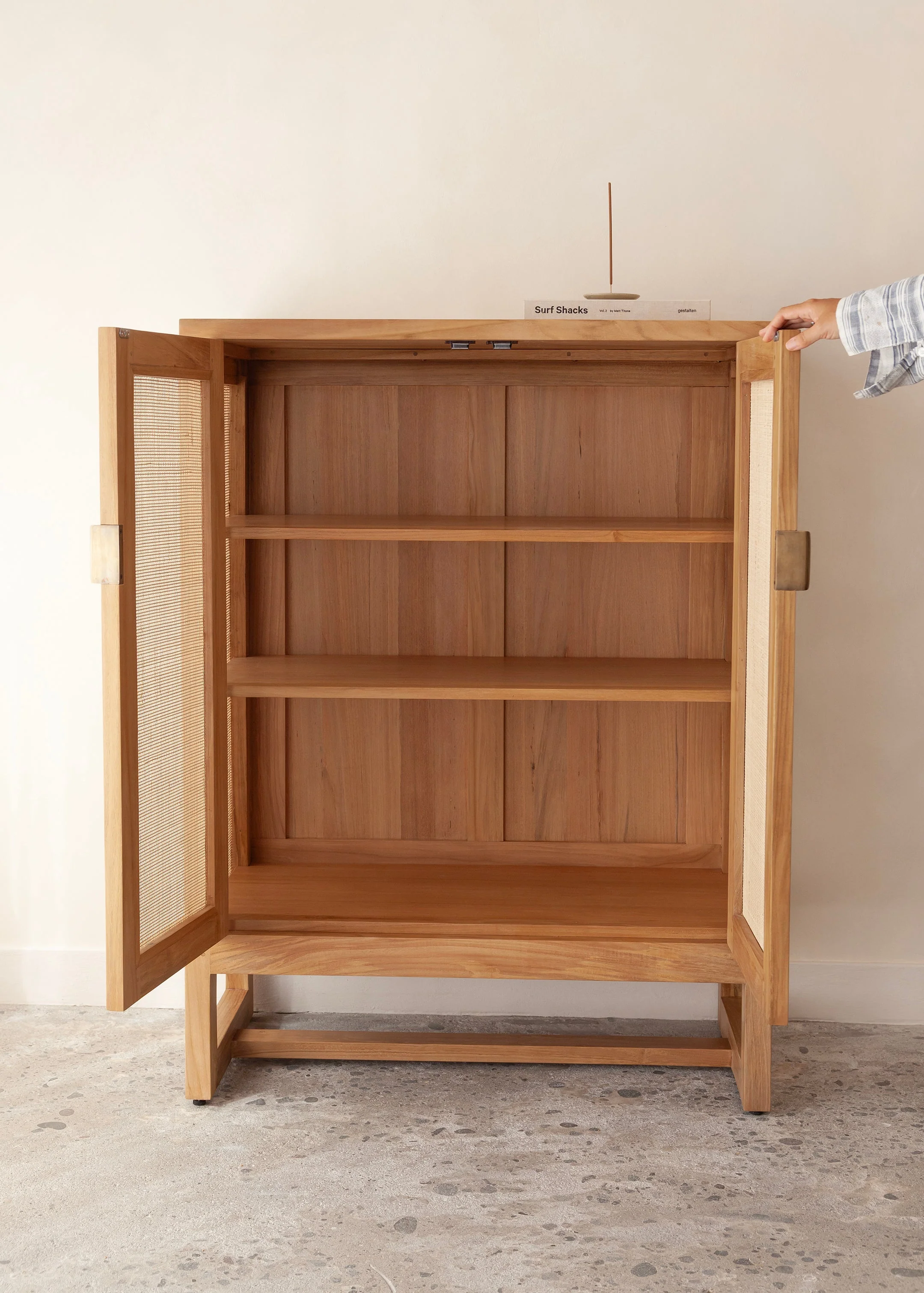 Alba Teak Cabinet / Natural - Image 15