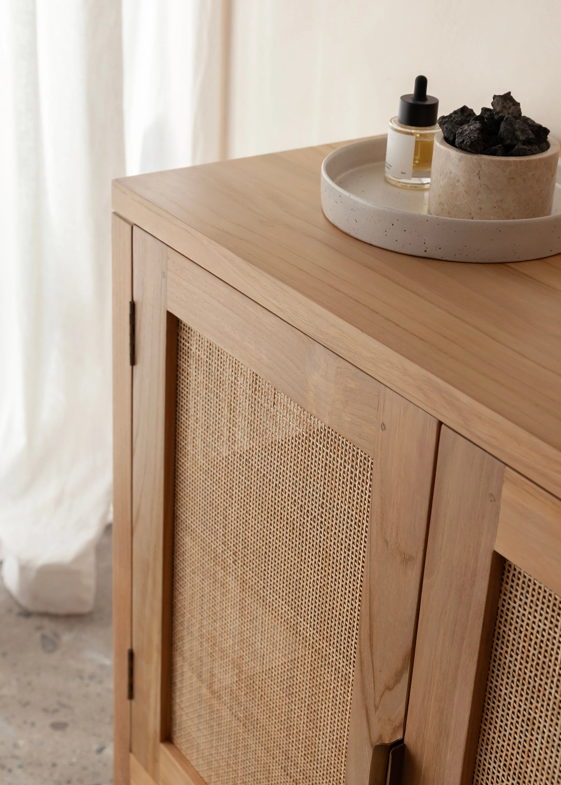 Alba Teak Cabinet / Natural - Image 8