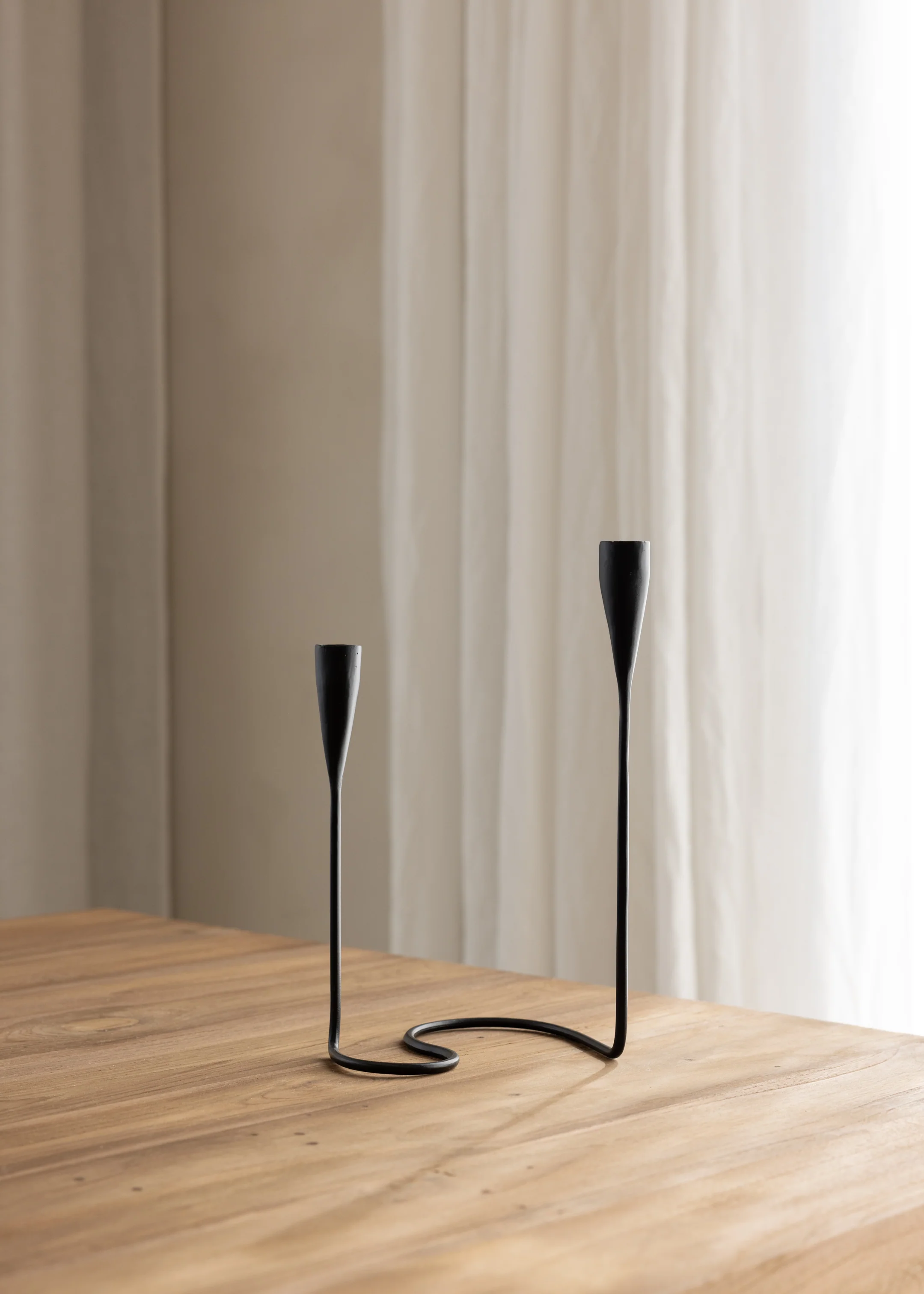 Cleo Candle Holder / Black - Image 3