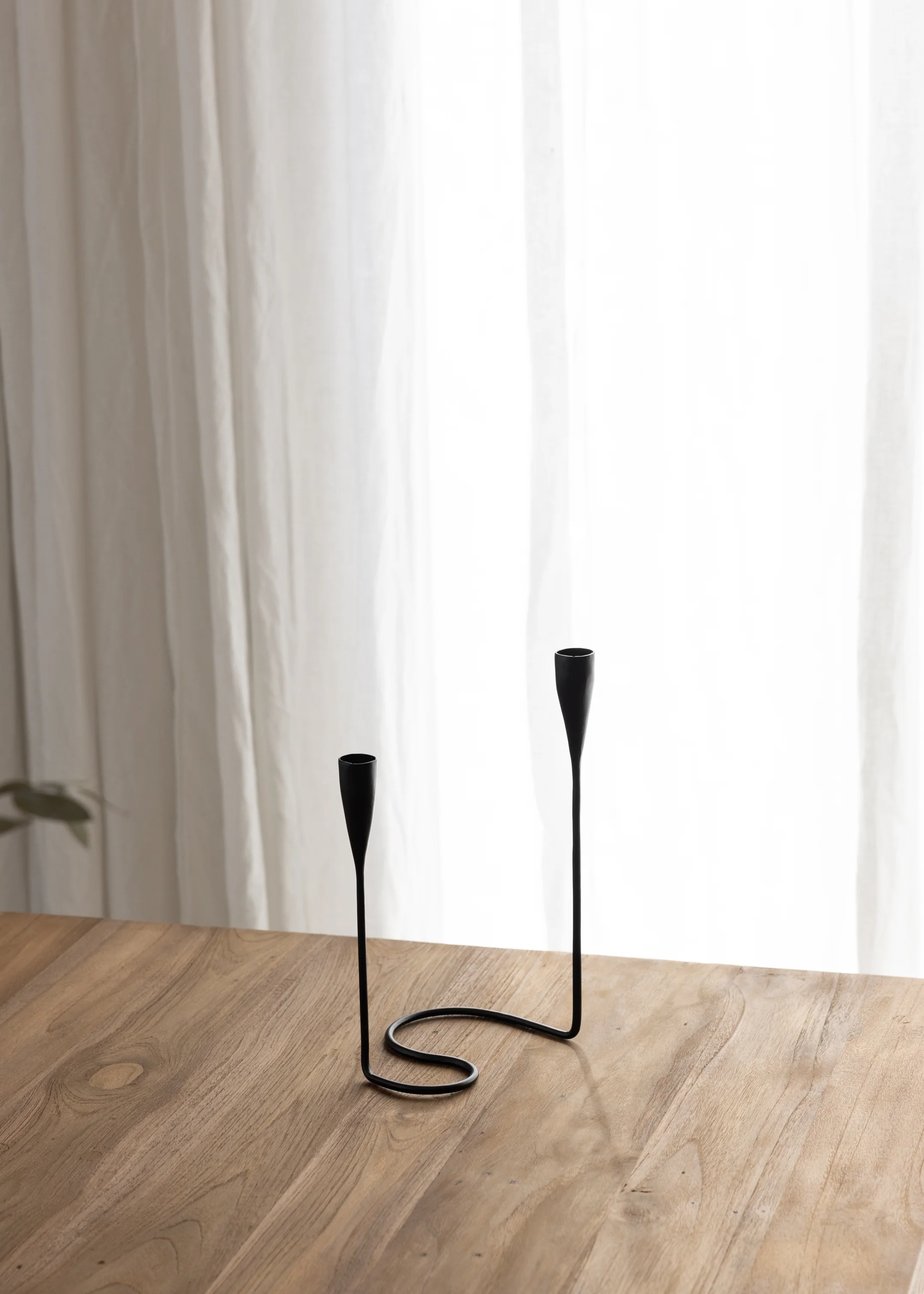 Cleo Candle Holder / Black - Image 4