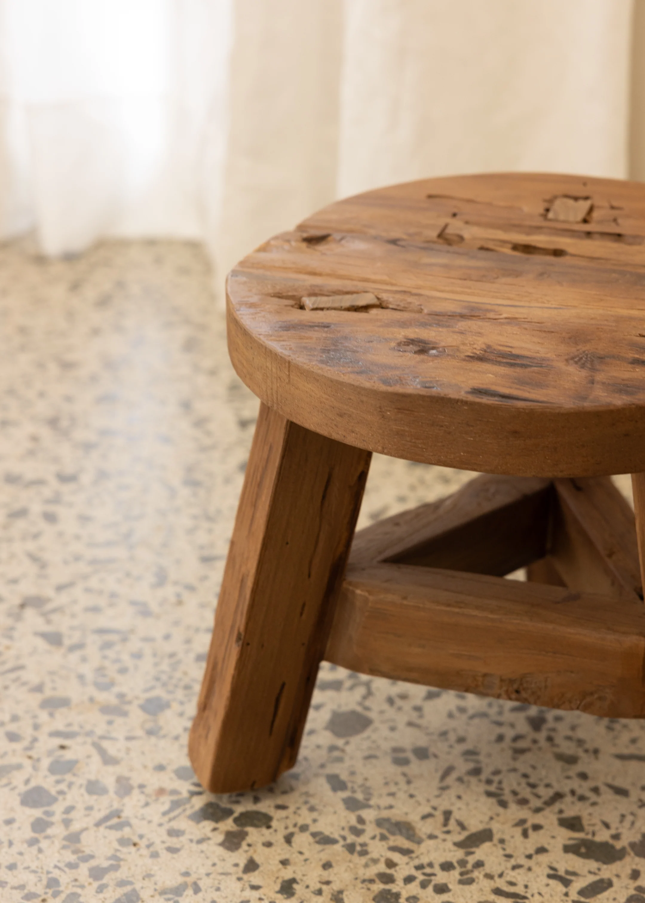 Dallas Stool / Dark Teak - Image 4