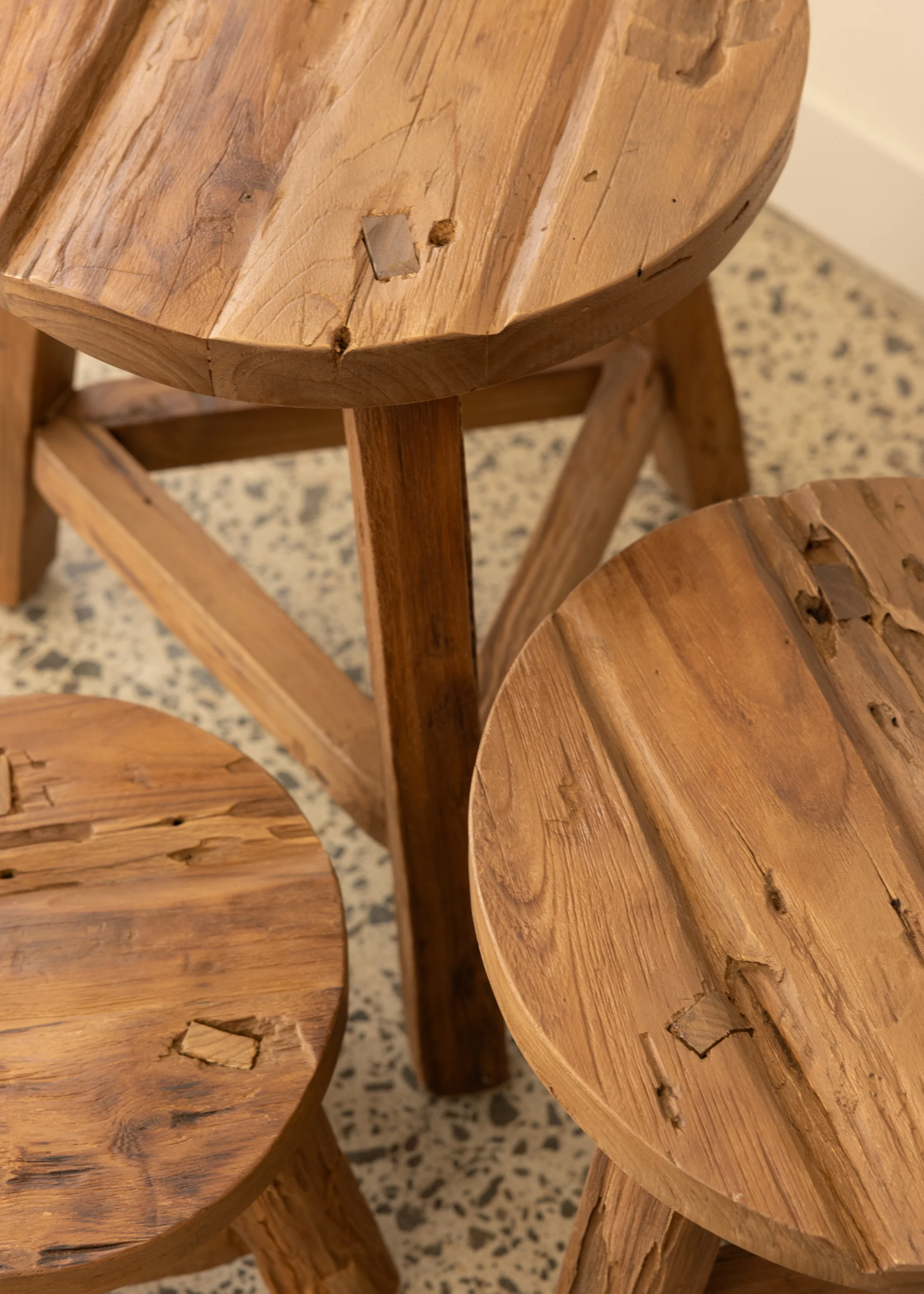 Dallas Stool / Dark Teak - Image 5