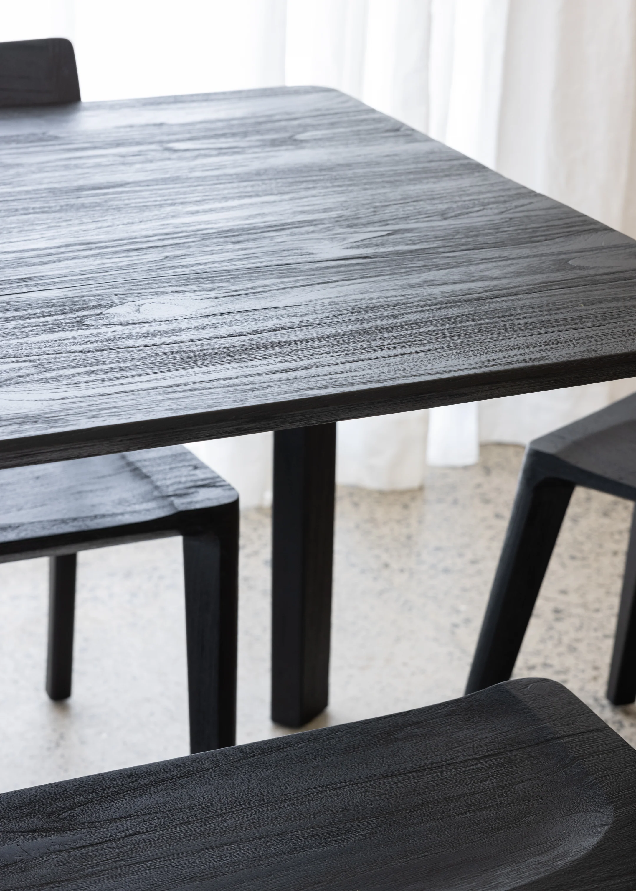 Glide Dining Table / Black - Image 4