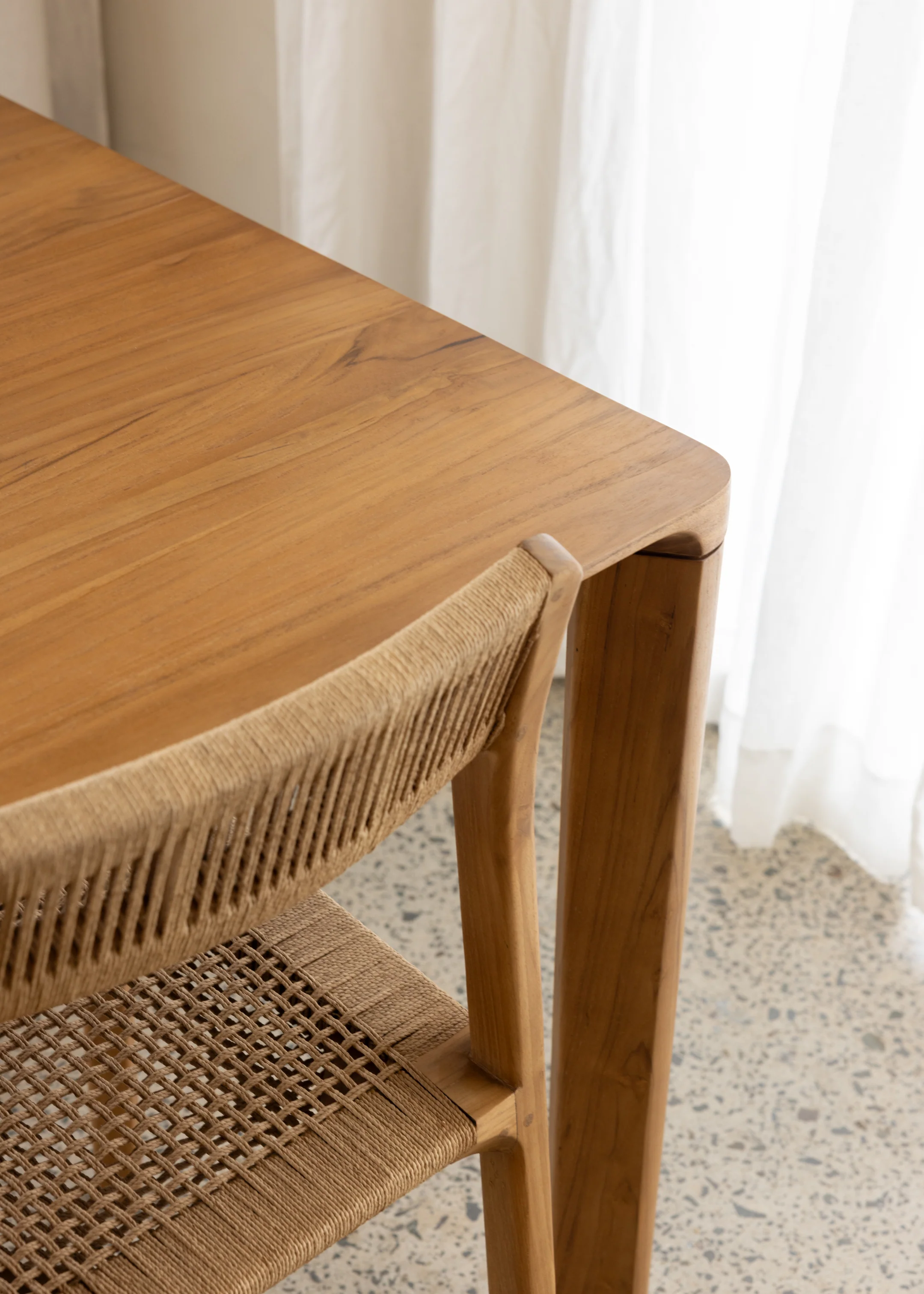 Glide Dining Table / Natural - Image 4