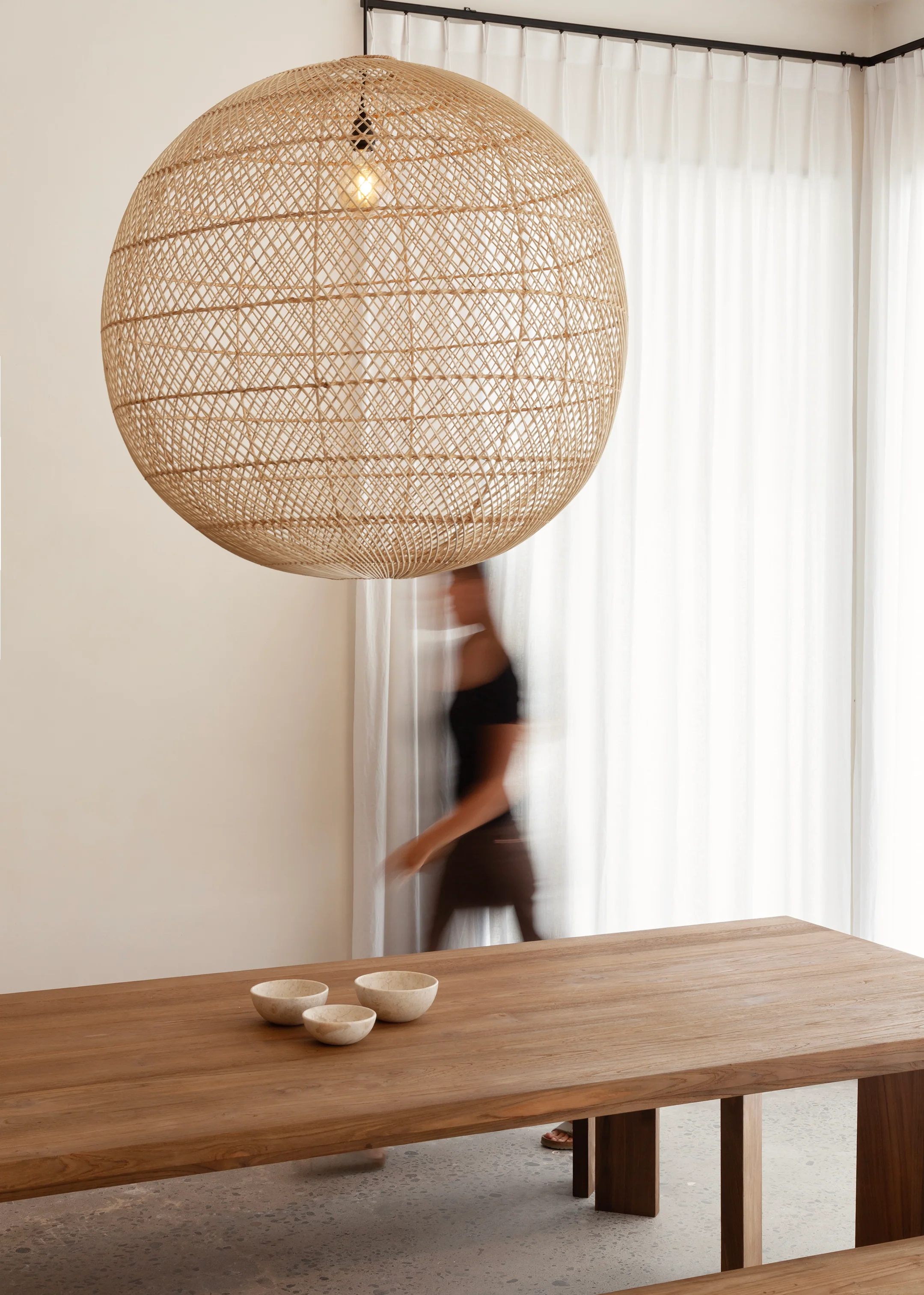 Globe Pendant / Natural - Image 4