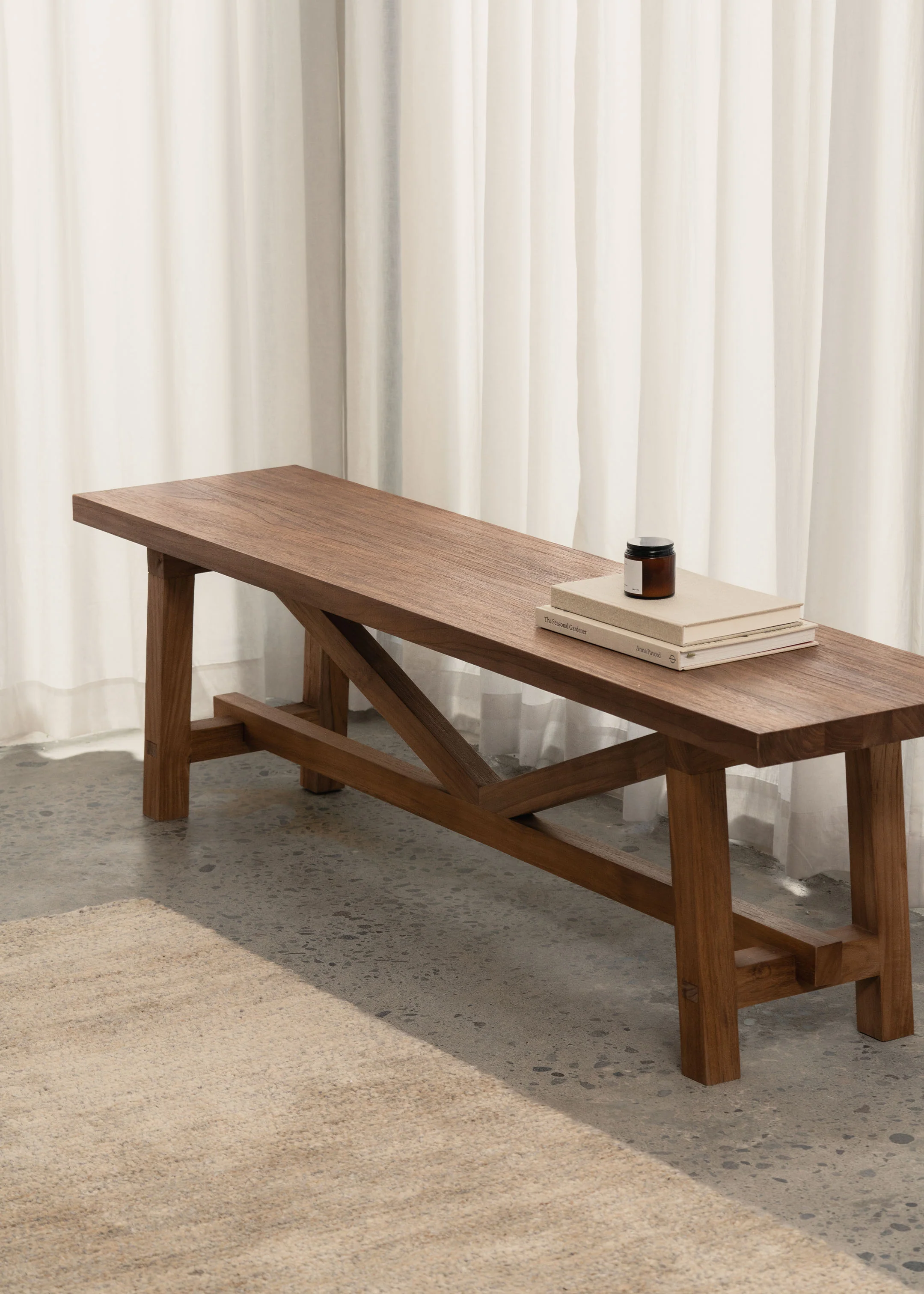 Hani Bench Seat / Dark Teak - Image 5