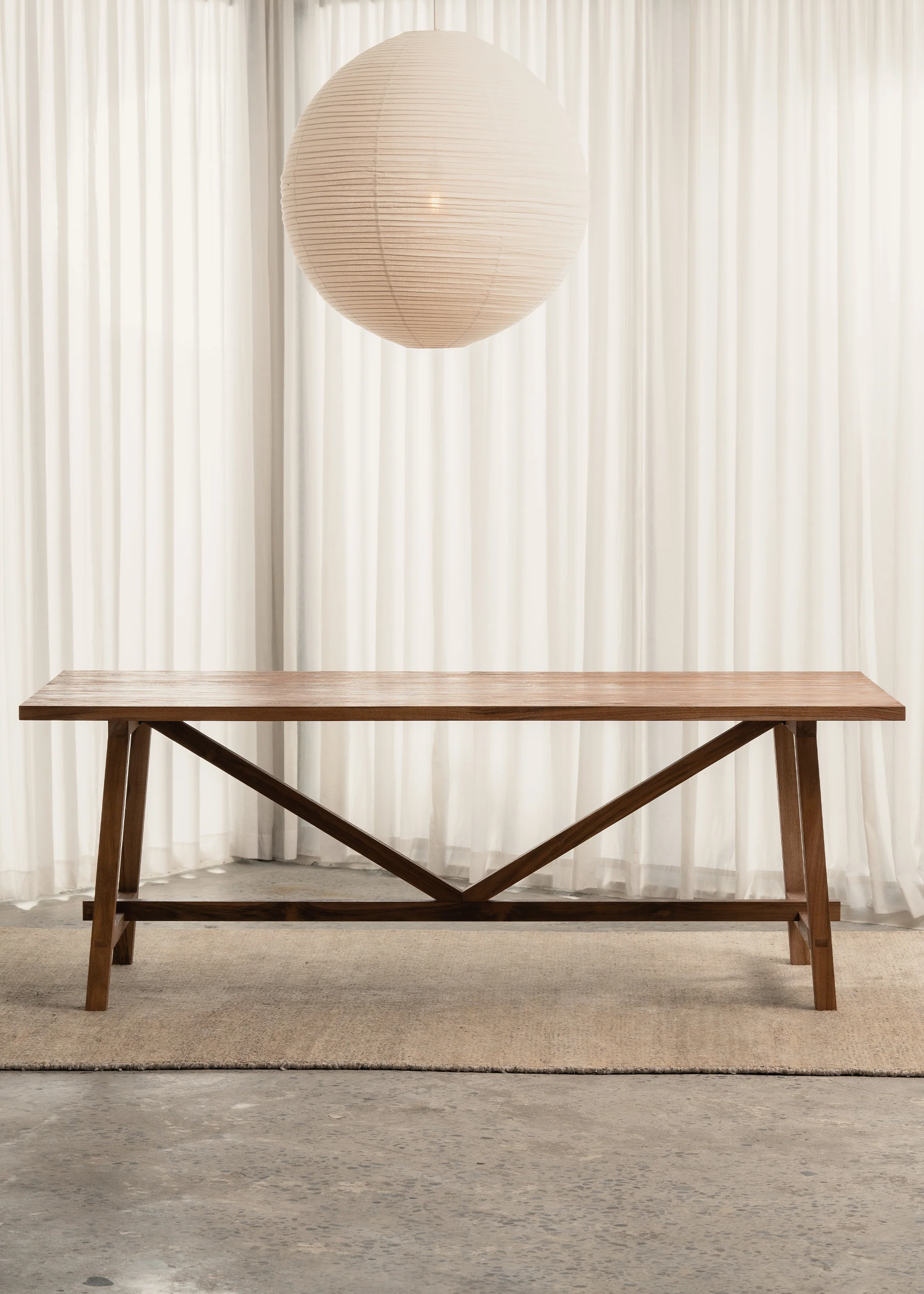 Hani Dining Table / Dark Teak - Image 10