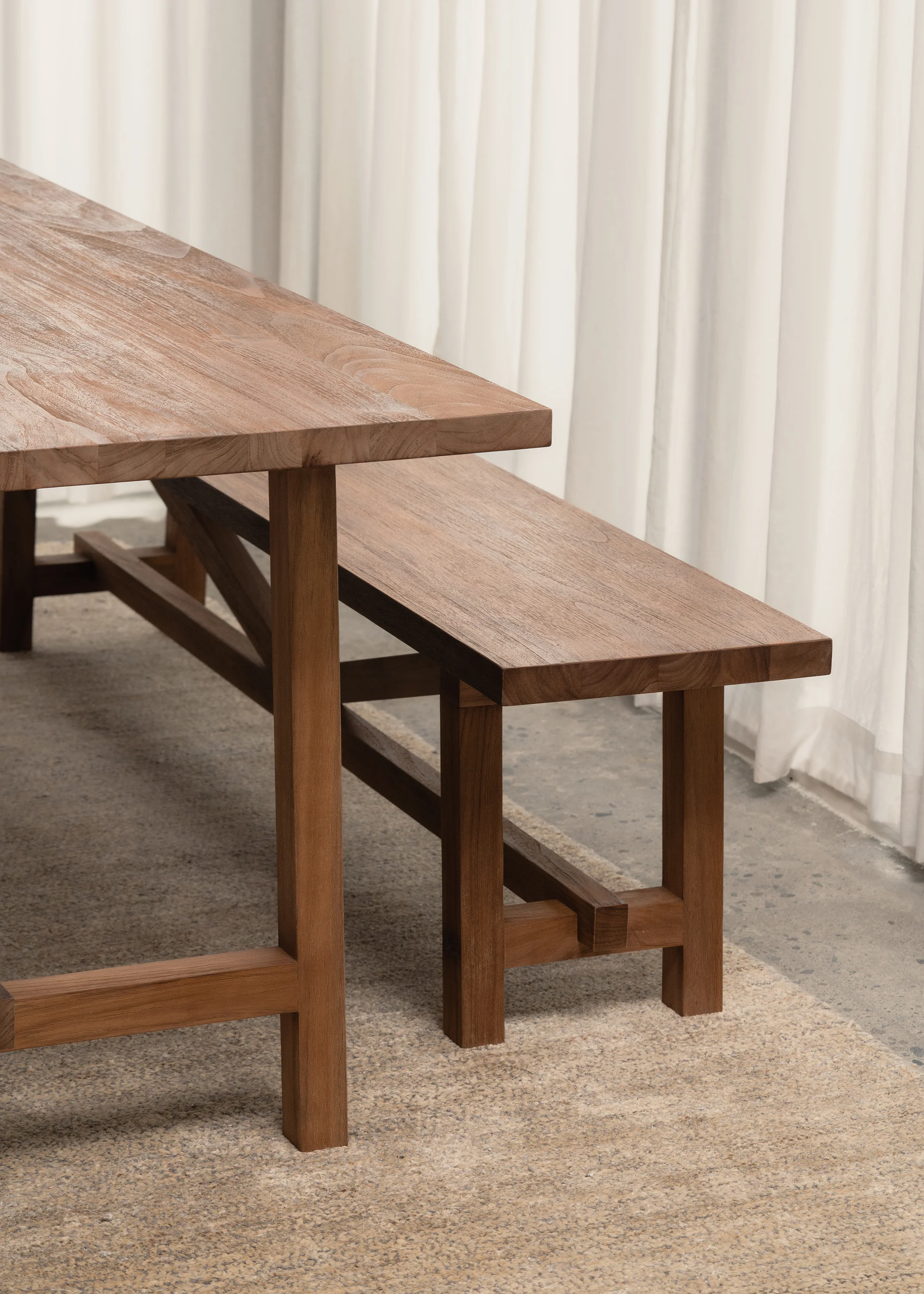 Hani Dining Table / Dark Teak - Image 11