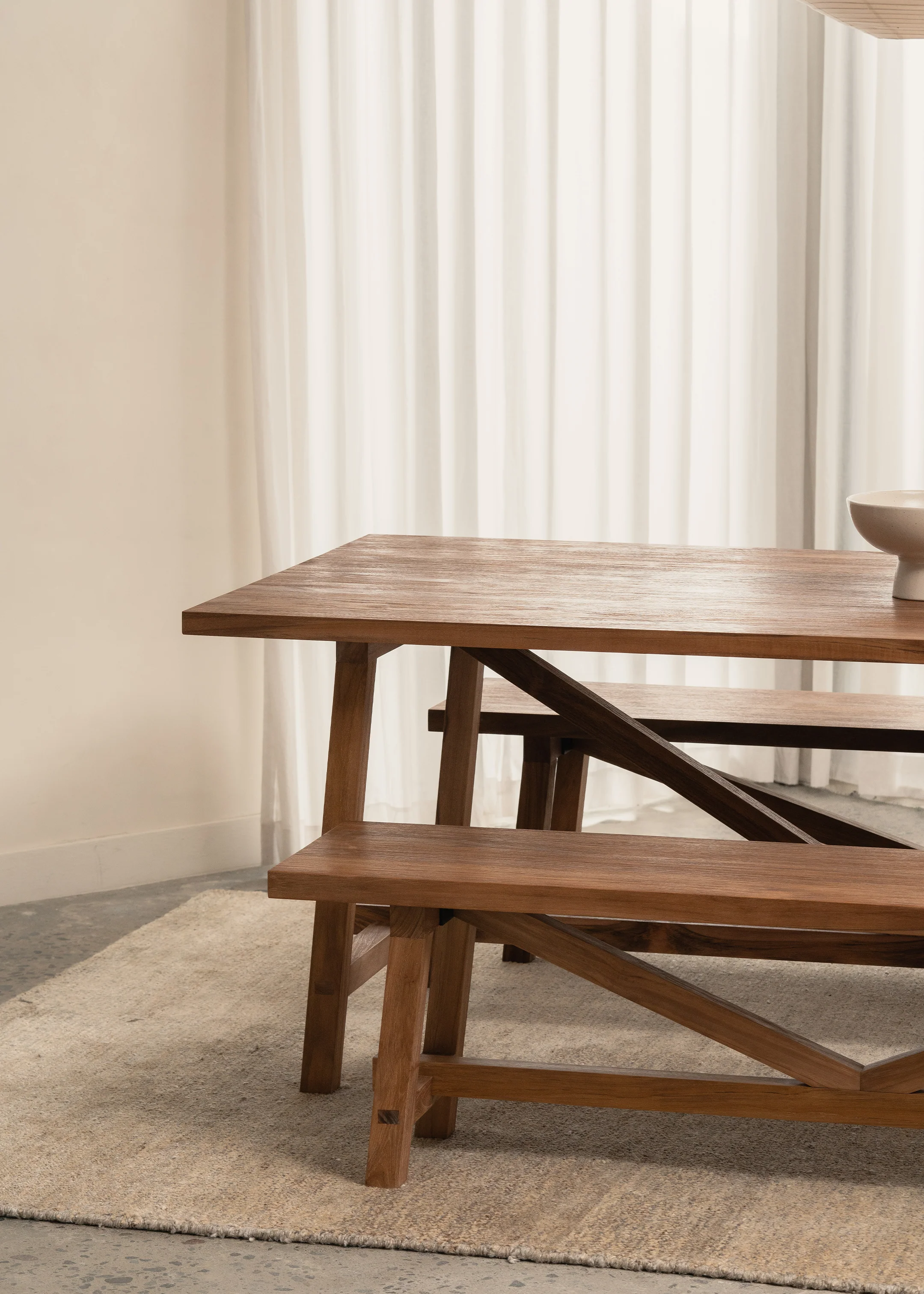 Hani Dining Table / Dark Teak - Image 13