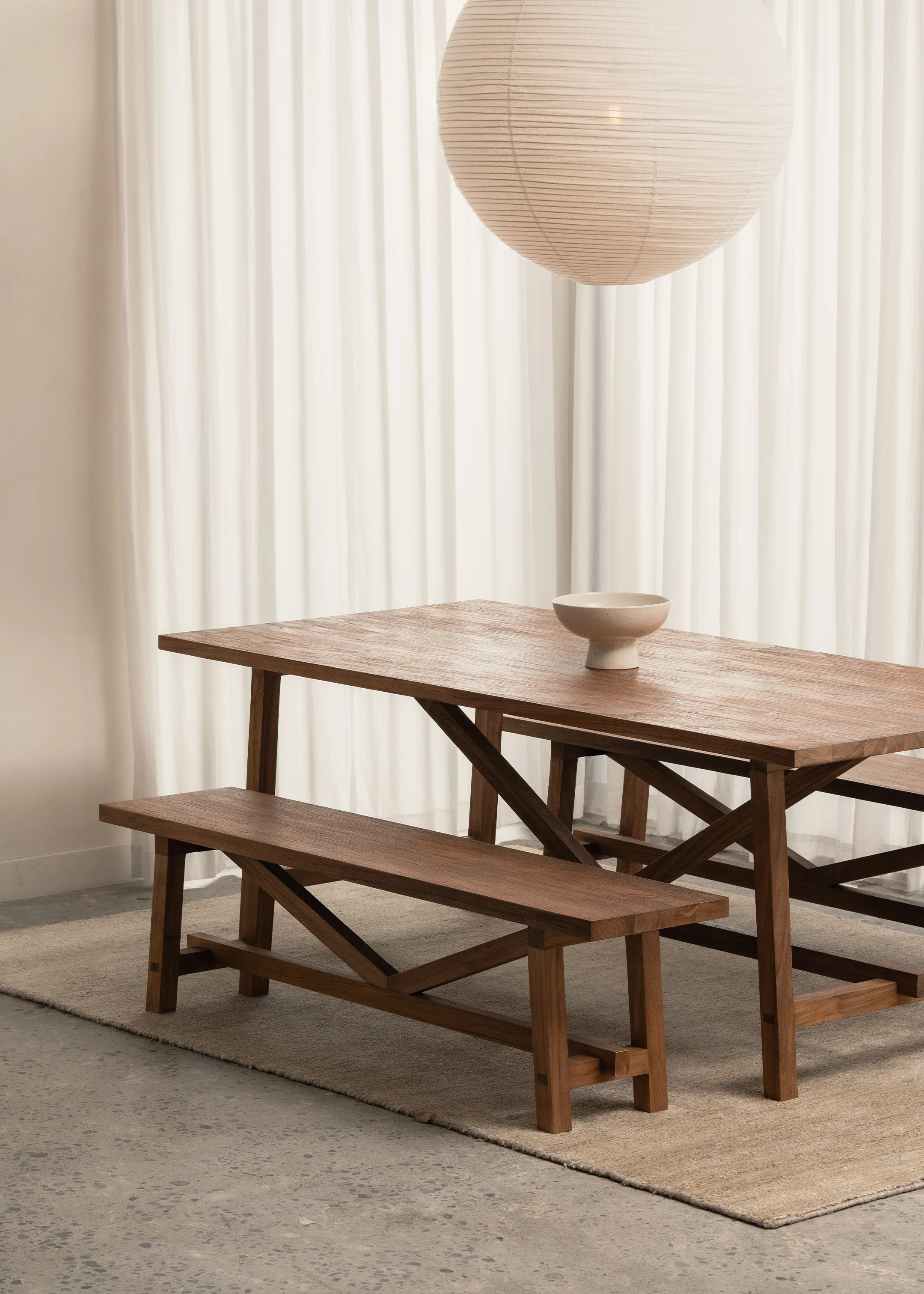 Hani Dining Table / Dark Teak - Image 15