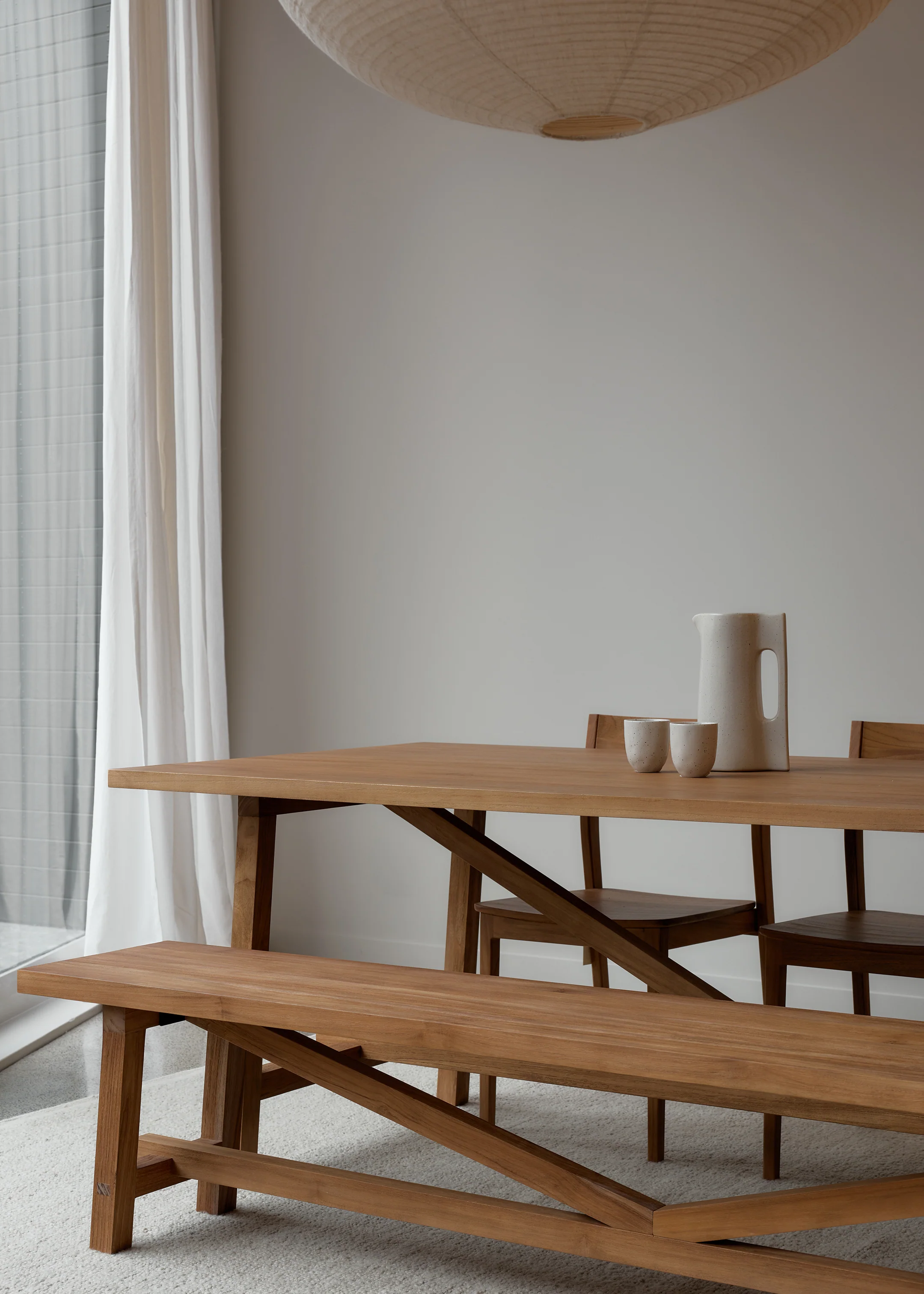 Hani Dining Table / Dark Teak - Image 3