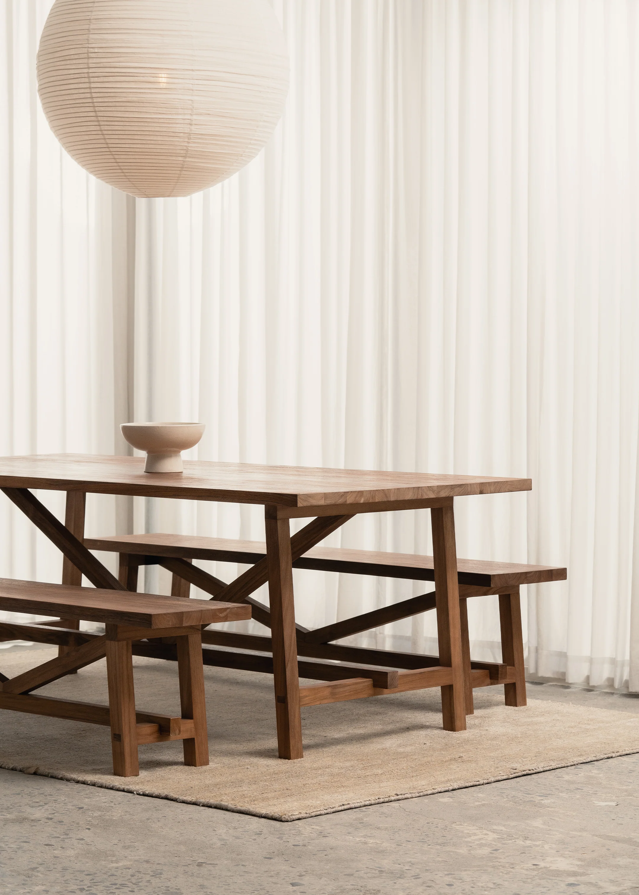 Hani Dining Table / Dark Teak - Image 6