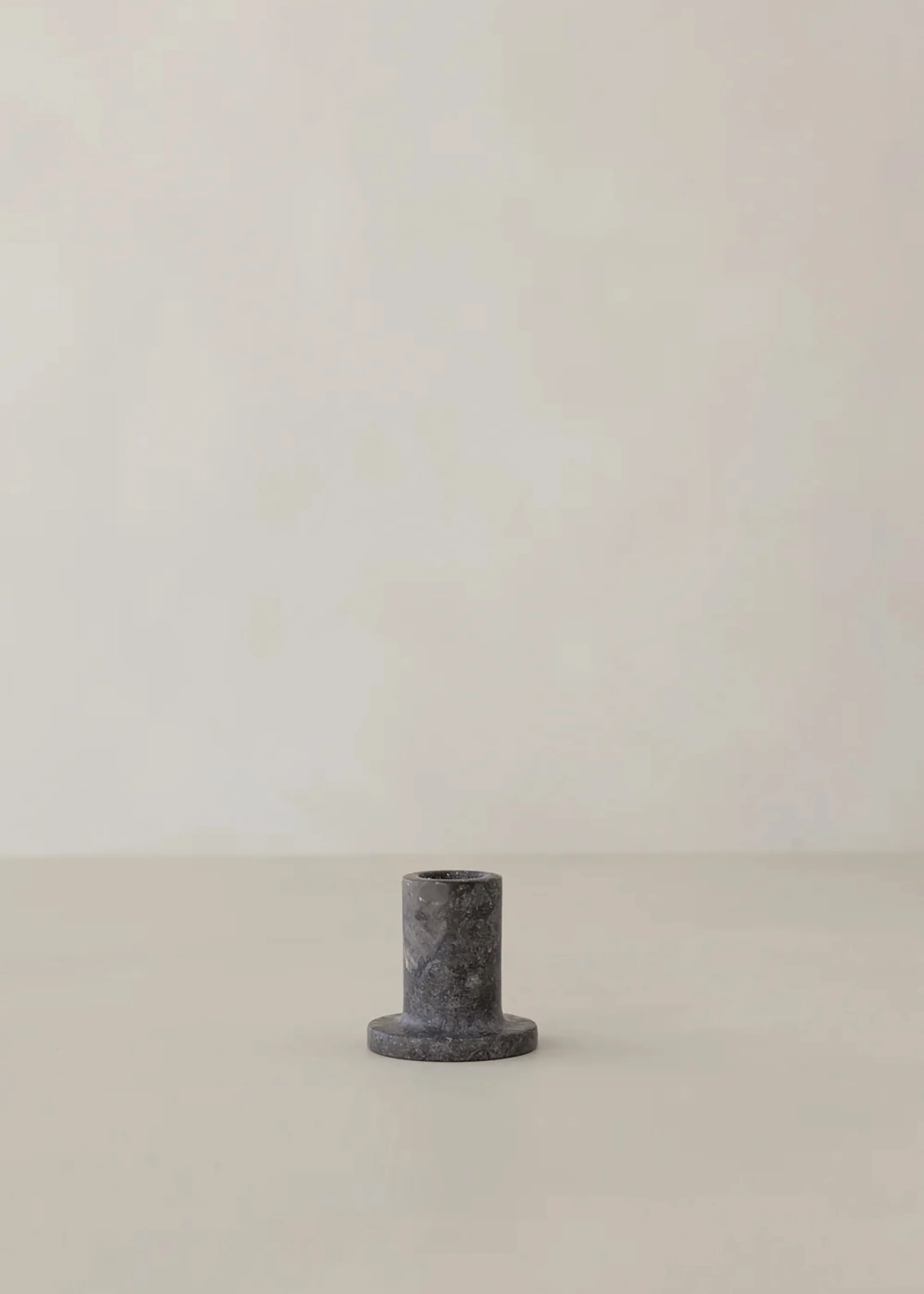 Haru Marble Candle Holder / Black - Image 2
