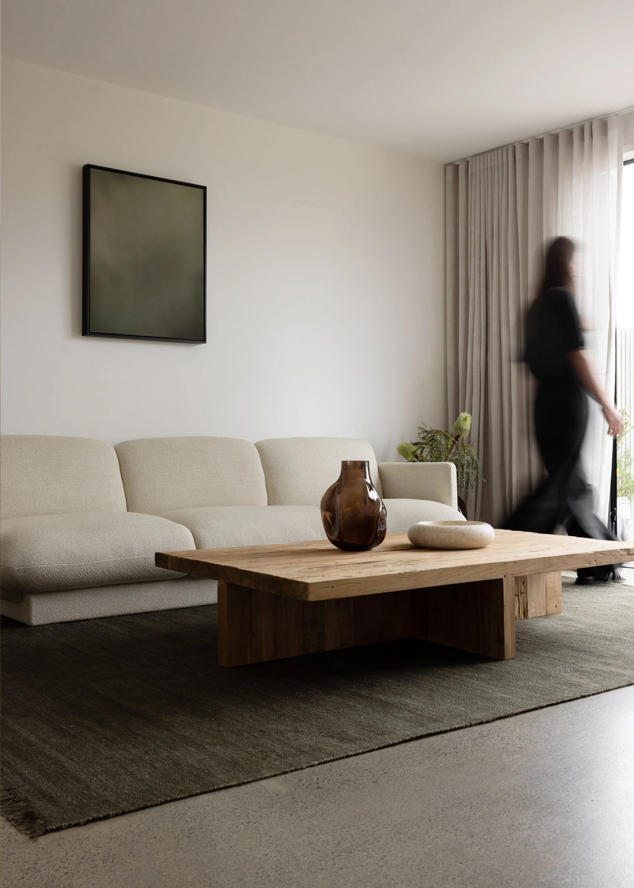 Ivy 3 Seater Sofa / Natural - Image 10
