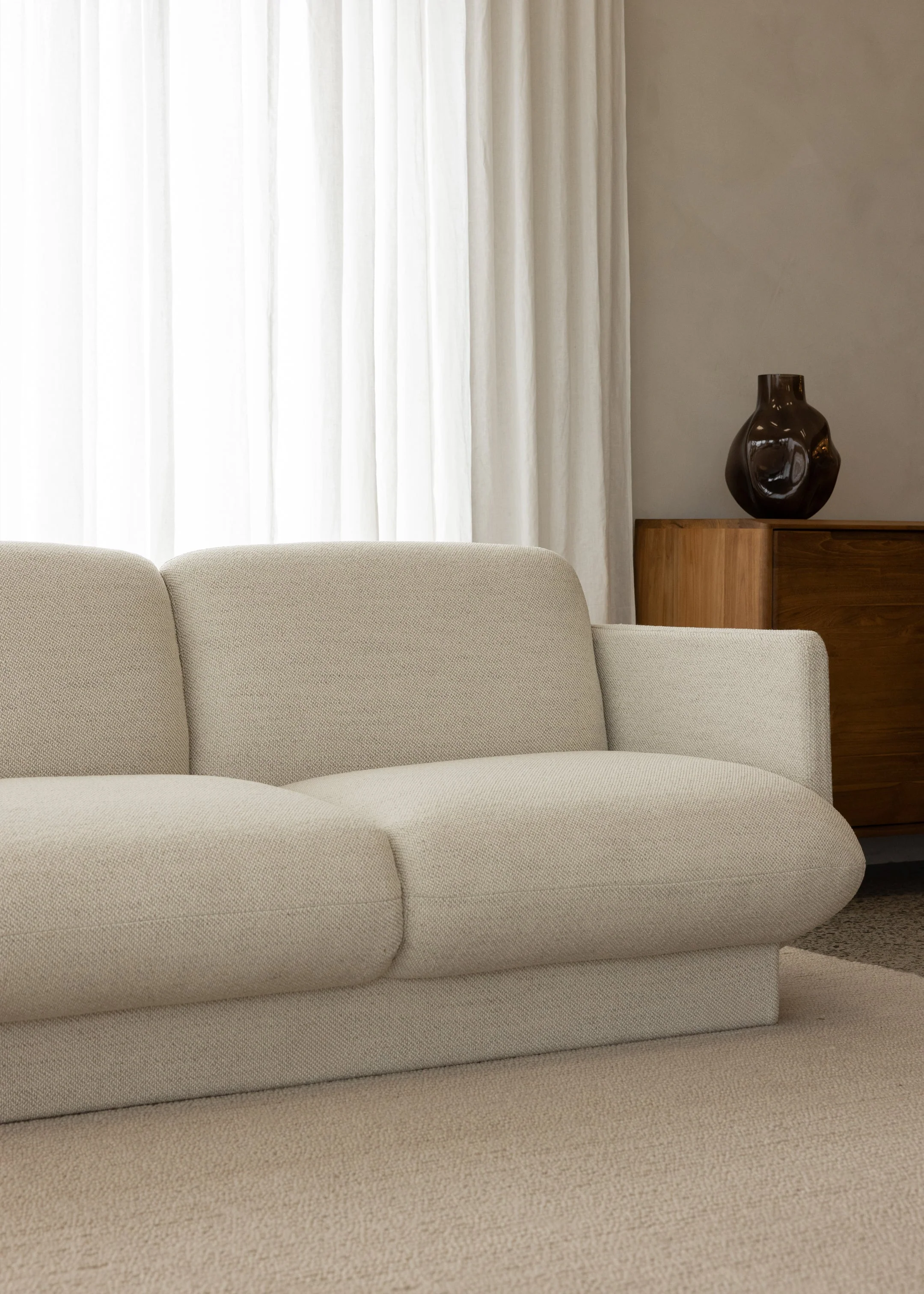 Ivy 3 Seater Sofa / Natural - Image 7