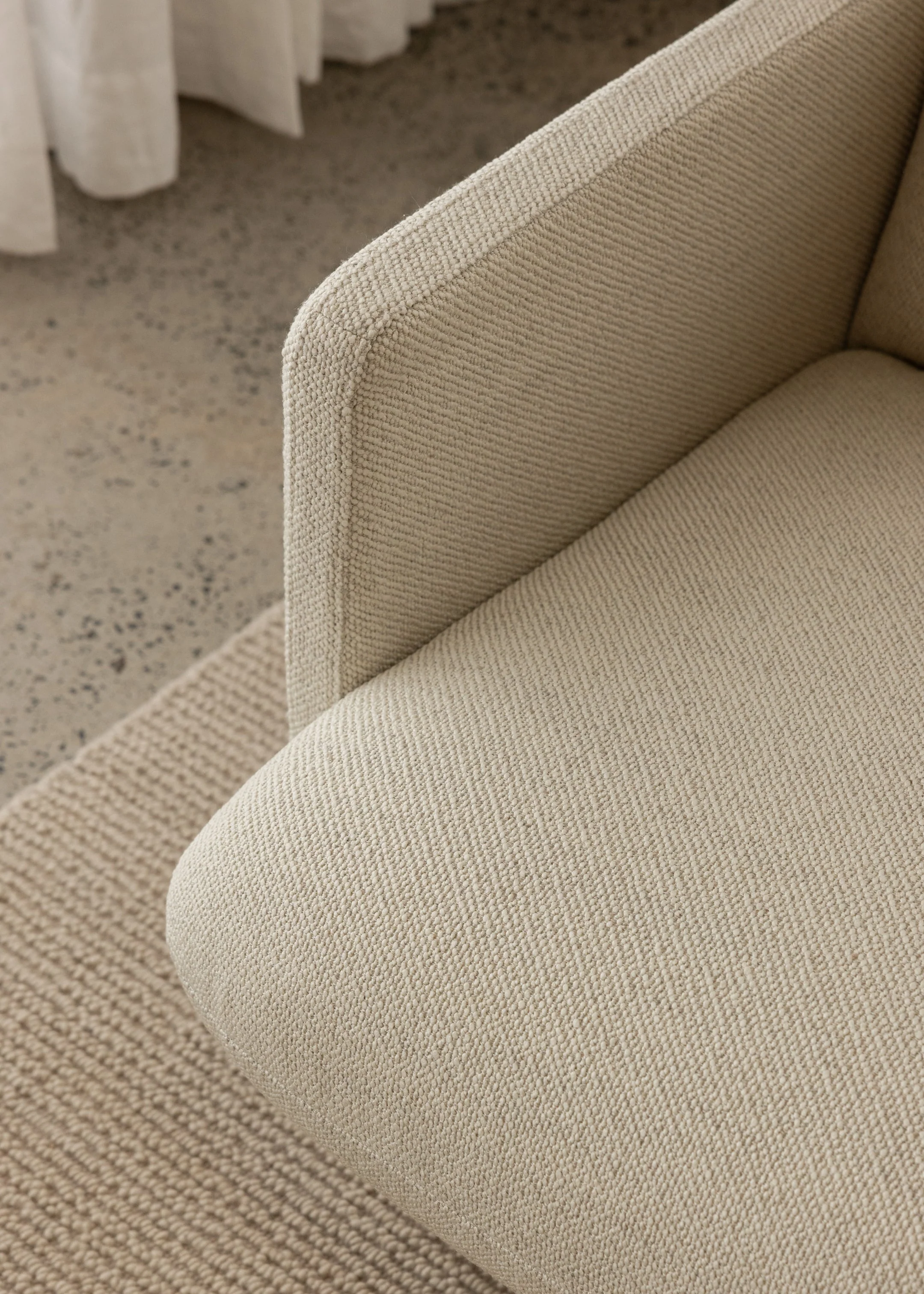 Ivy 3 Seater Sofa / Natural - Image 8