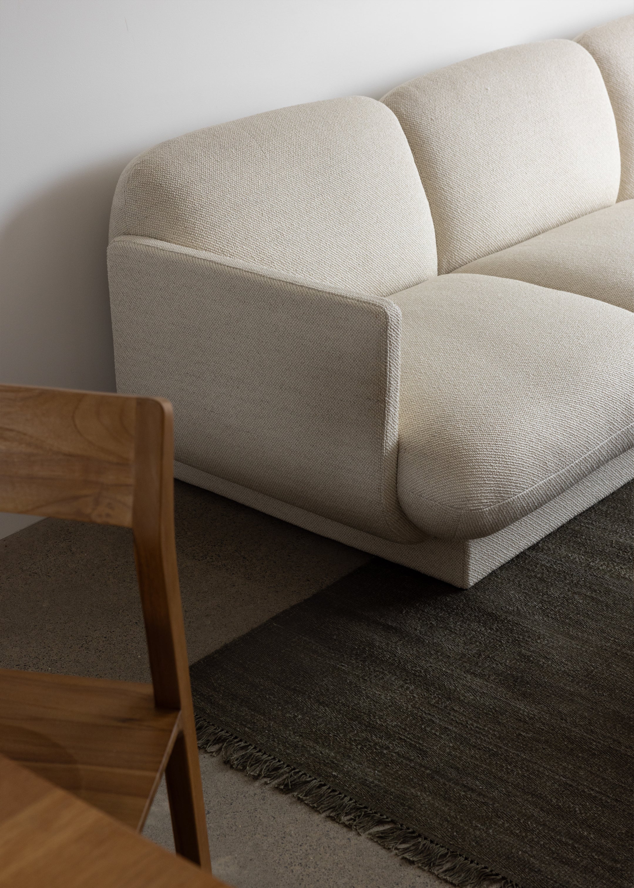 Ivy 3 Seater Sofa / Natural - Image 9