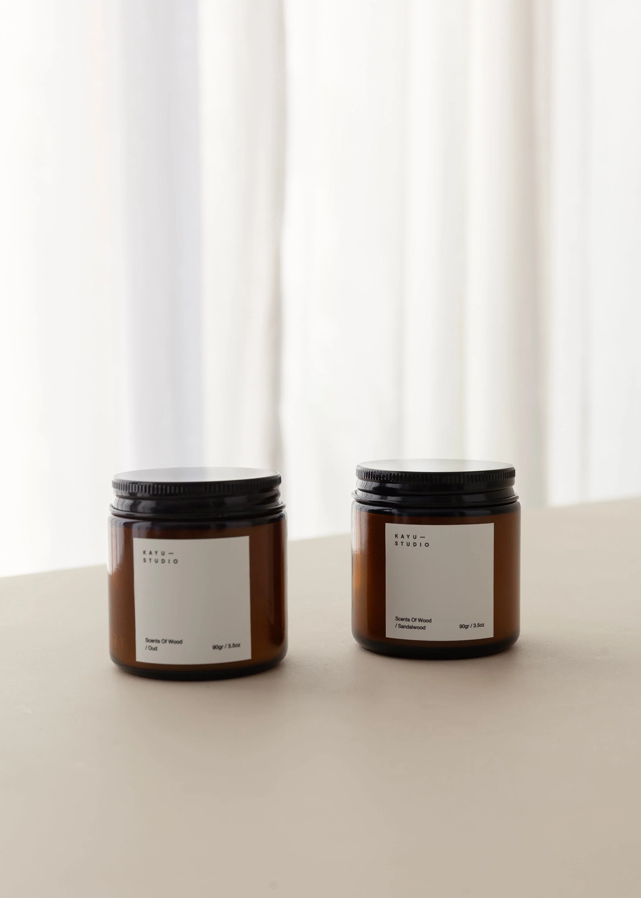 Kayu Signature Scented Candle 90g / Sandalwood - Image 3
