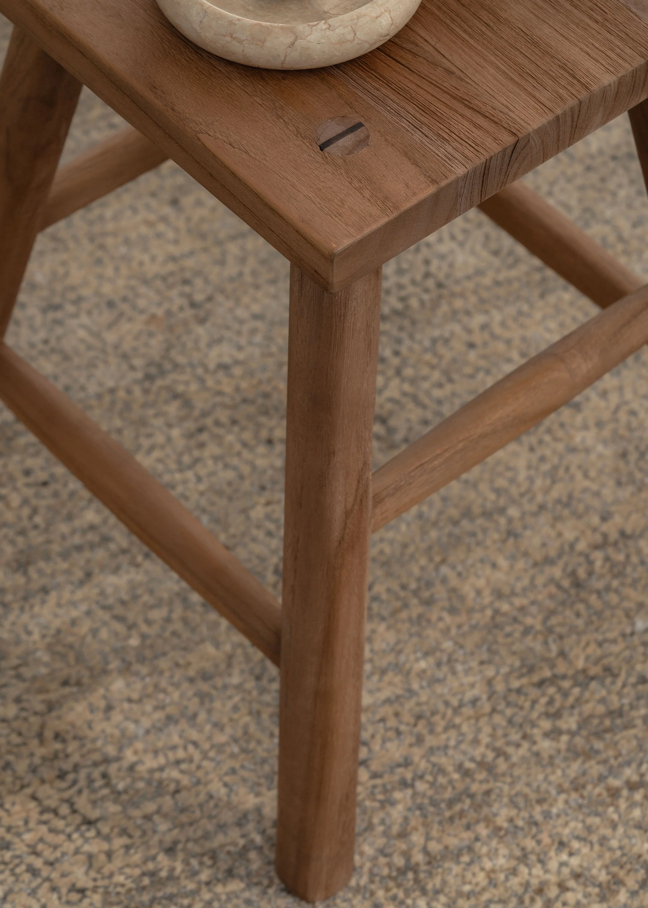 Kiran Stool / Dark Teak - Image 9