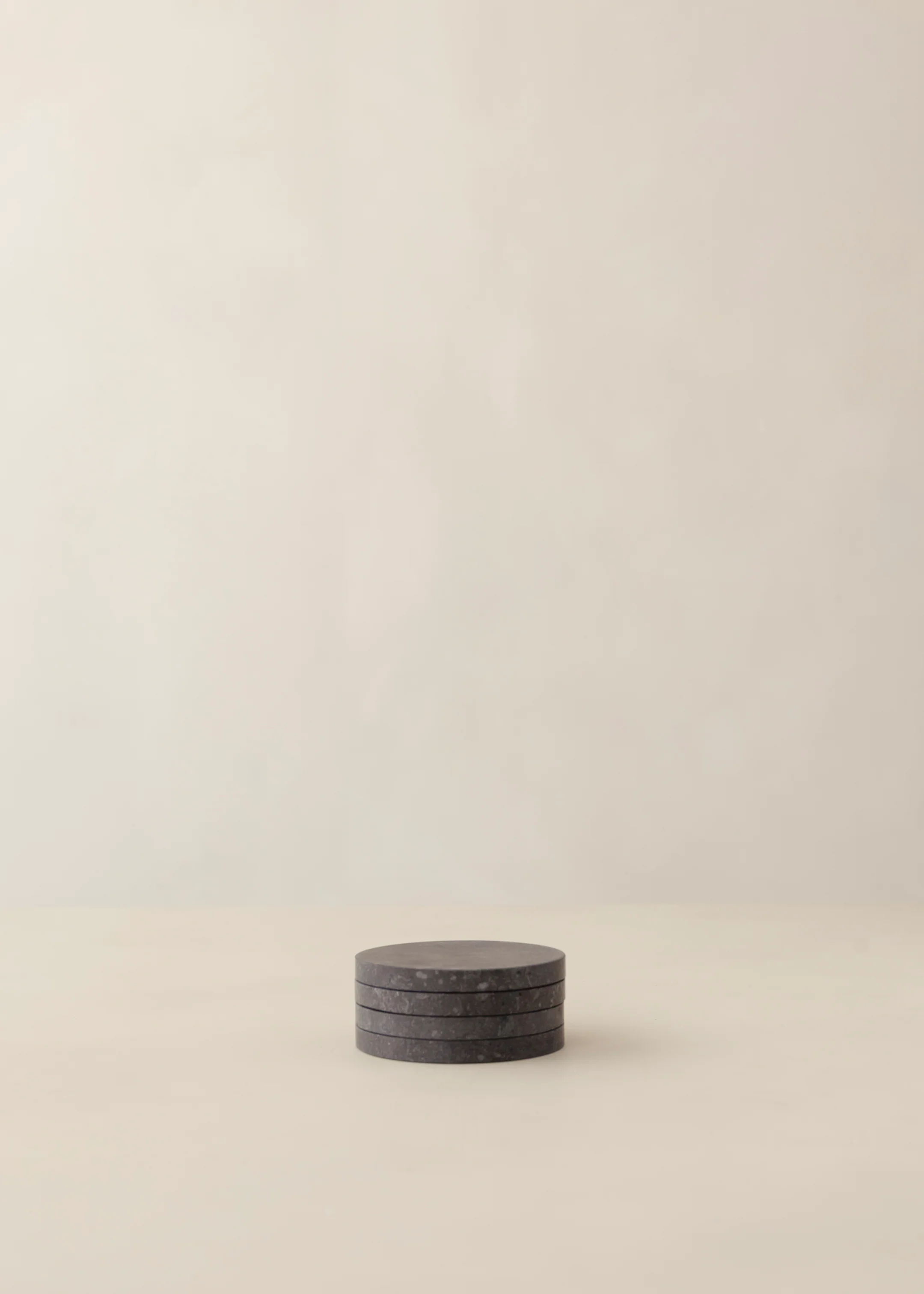 Lima Marble Coaster Set Of 4 / Black - Image 3