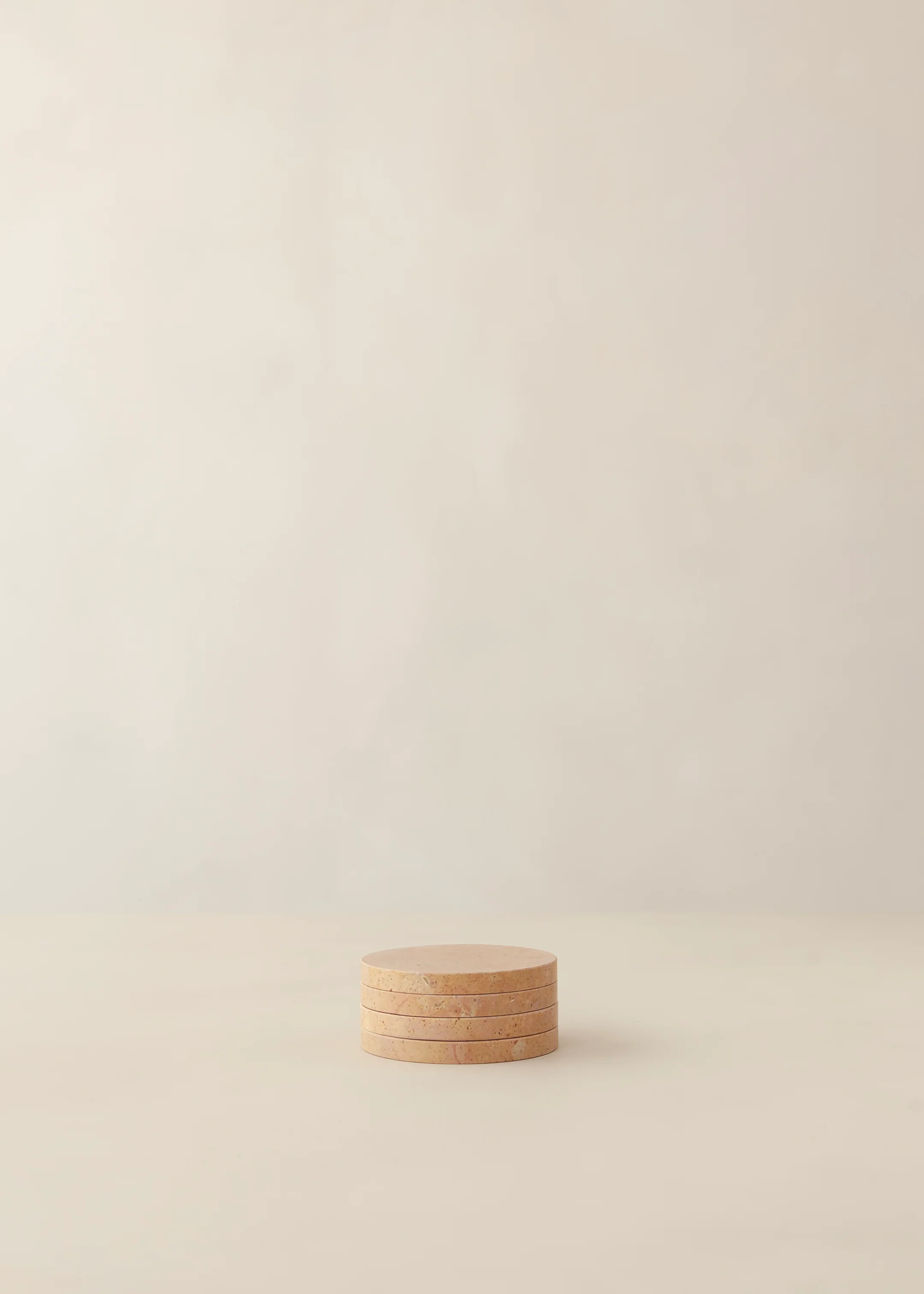 Lima Marble Coaster Set Of 4 / Pink Taupe - Image 3