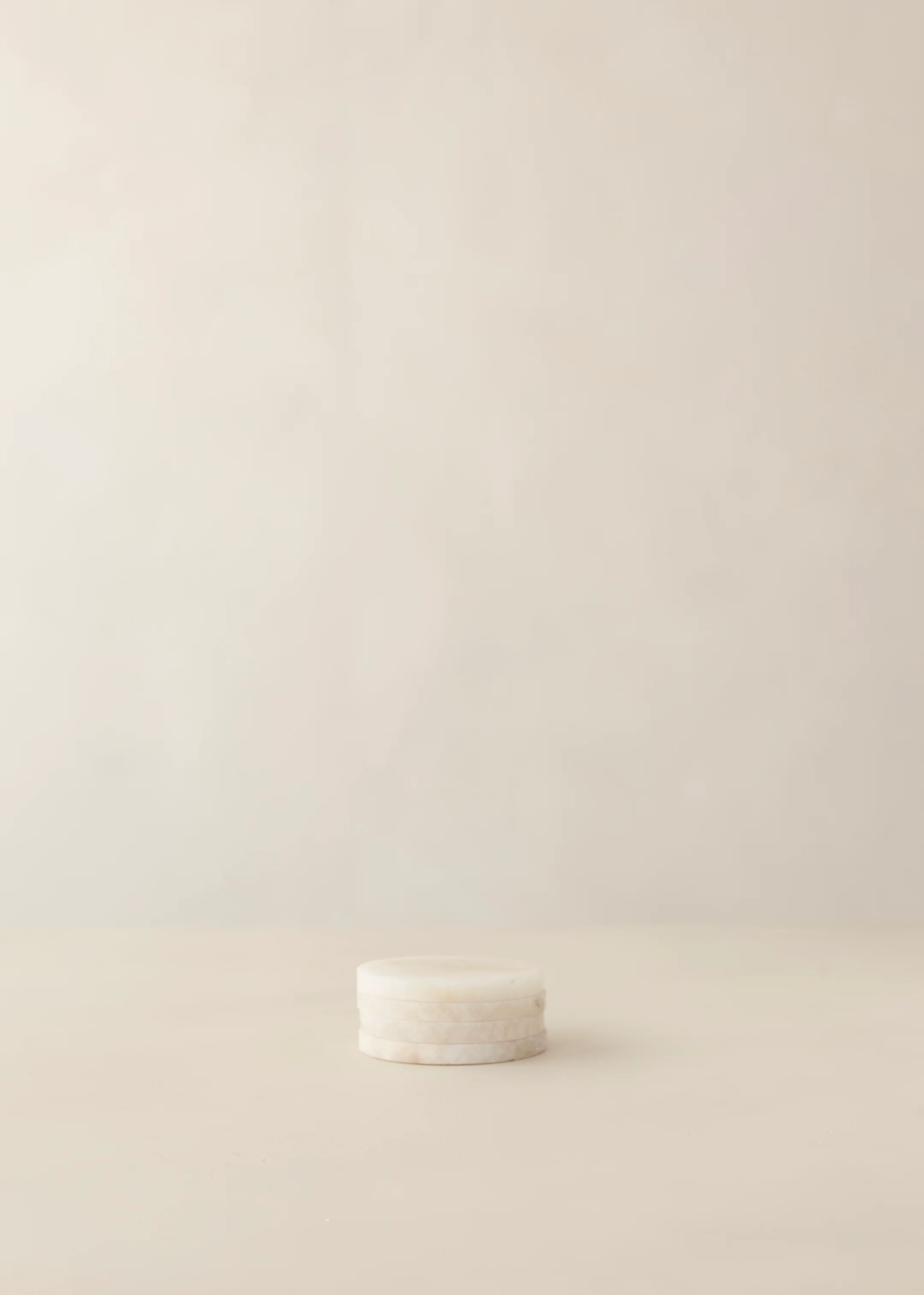 Lima Onyx Coaster Set Of 4 / Ivory - Image 3