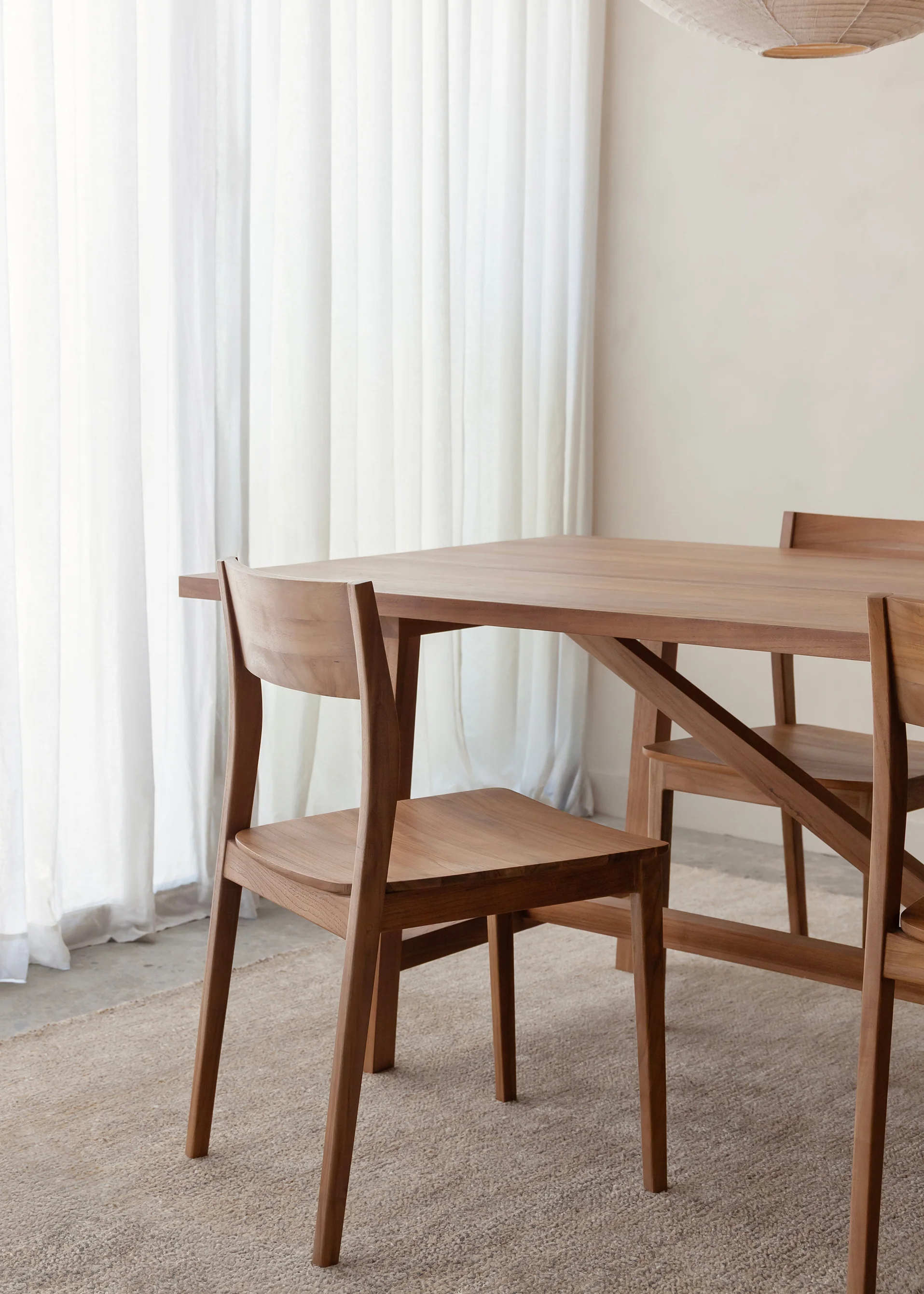 Mizu Dining Chair / Dark Teak - Image 8