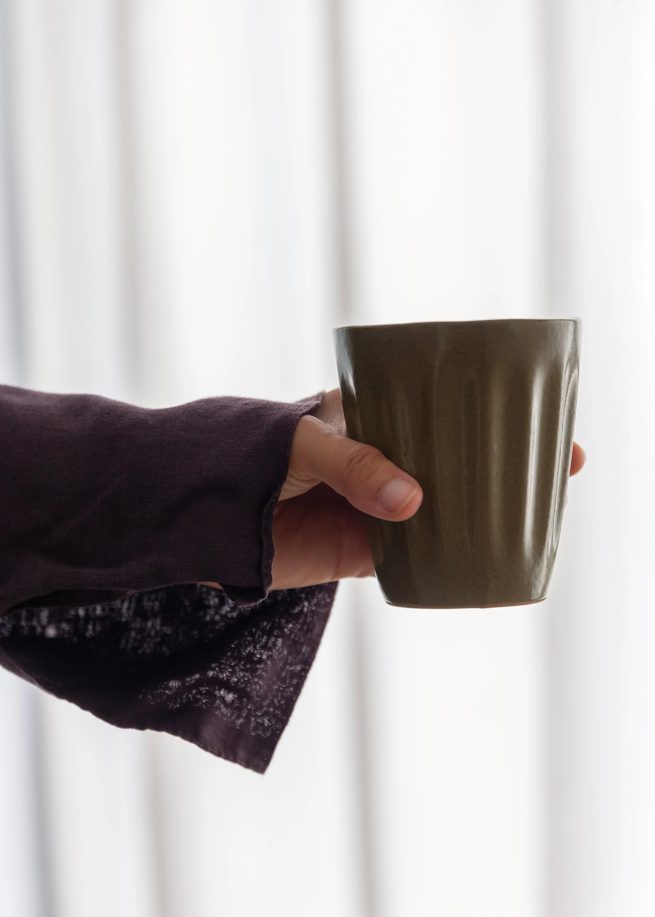 Nila Cup Set of 2 / Olive - Image 5