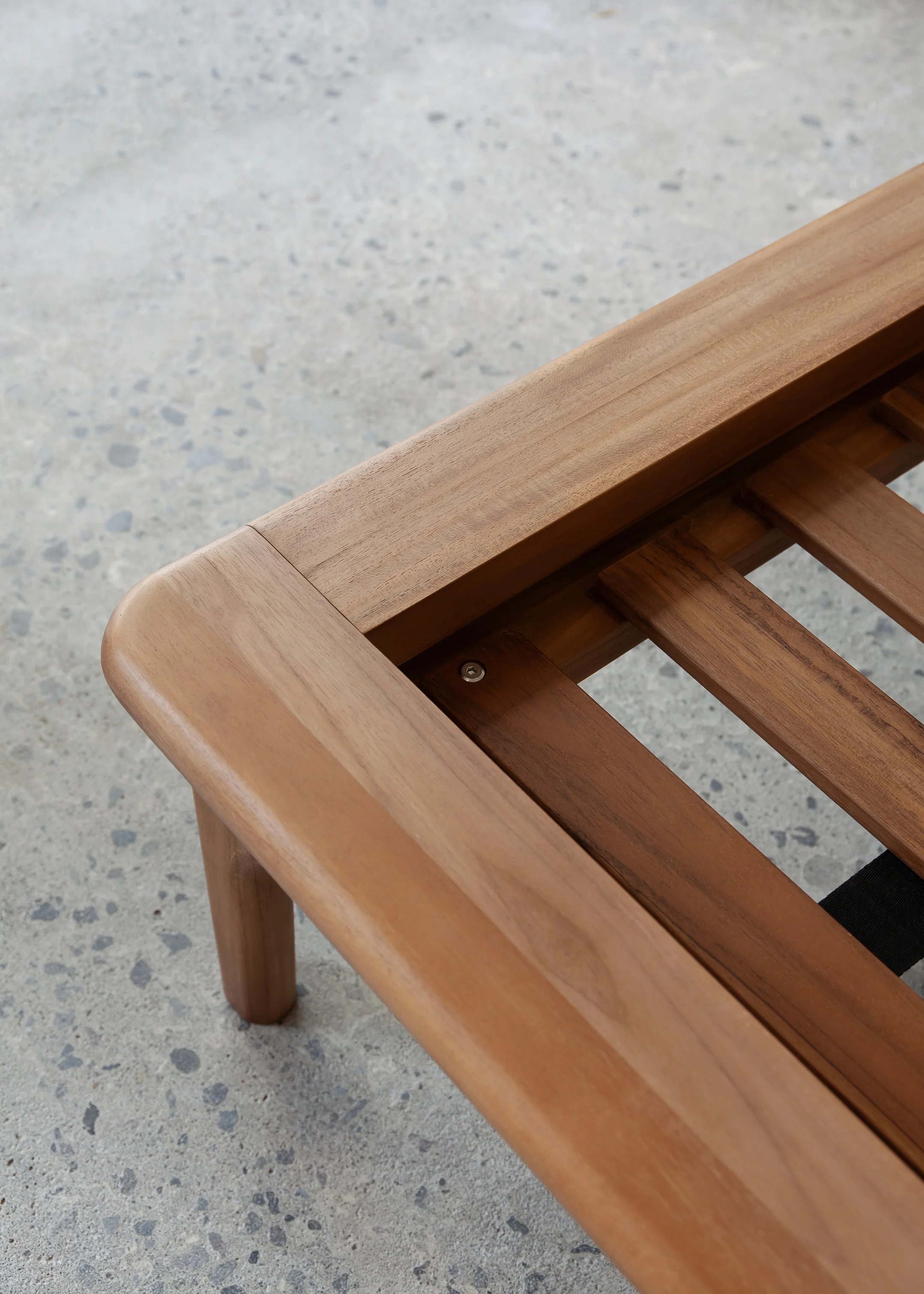 Noah Bed with Headboard / Dark Teak - Image 4