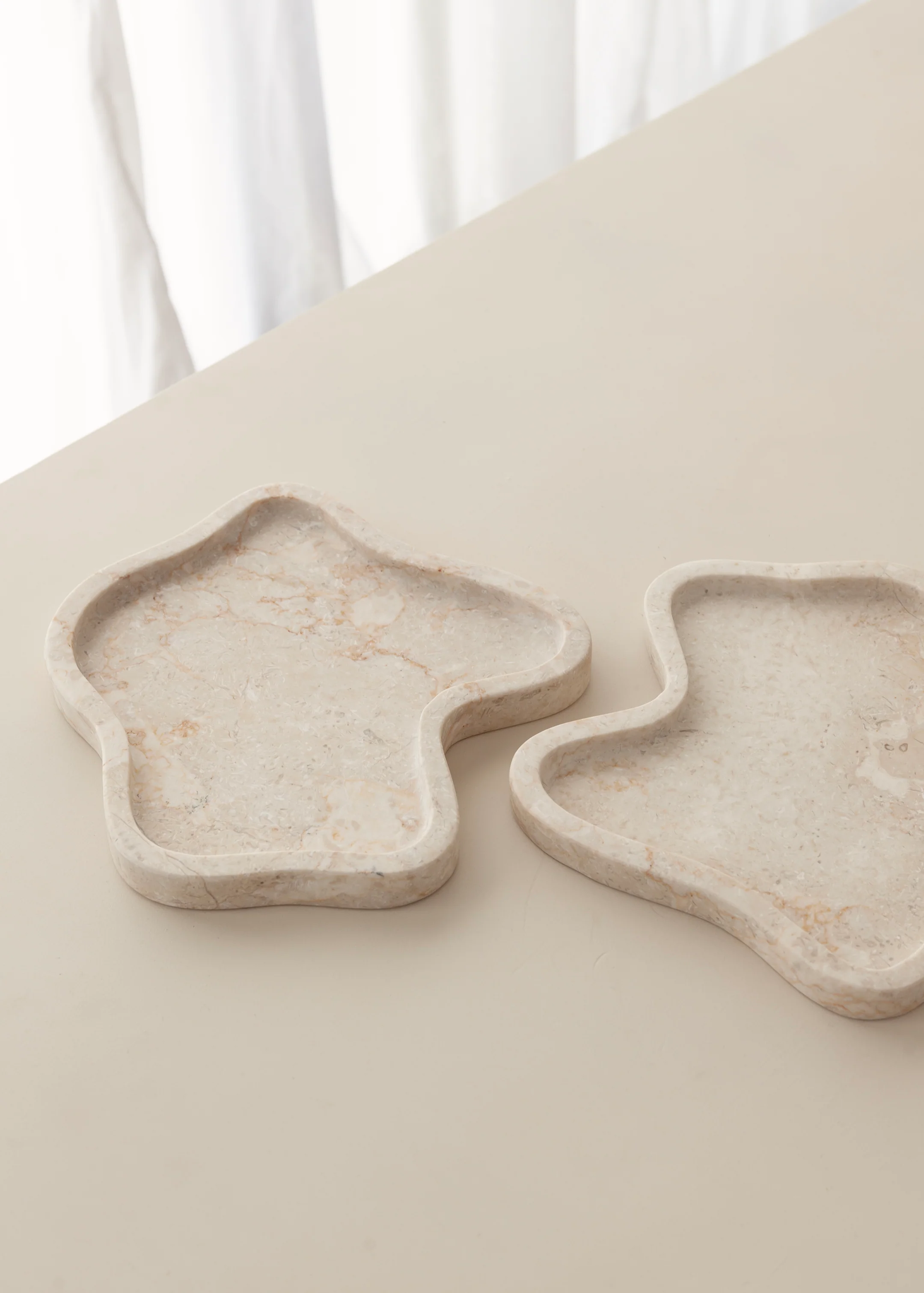 Oda Marble Tray / Cream - Image 3