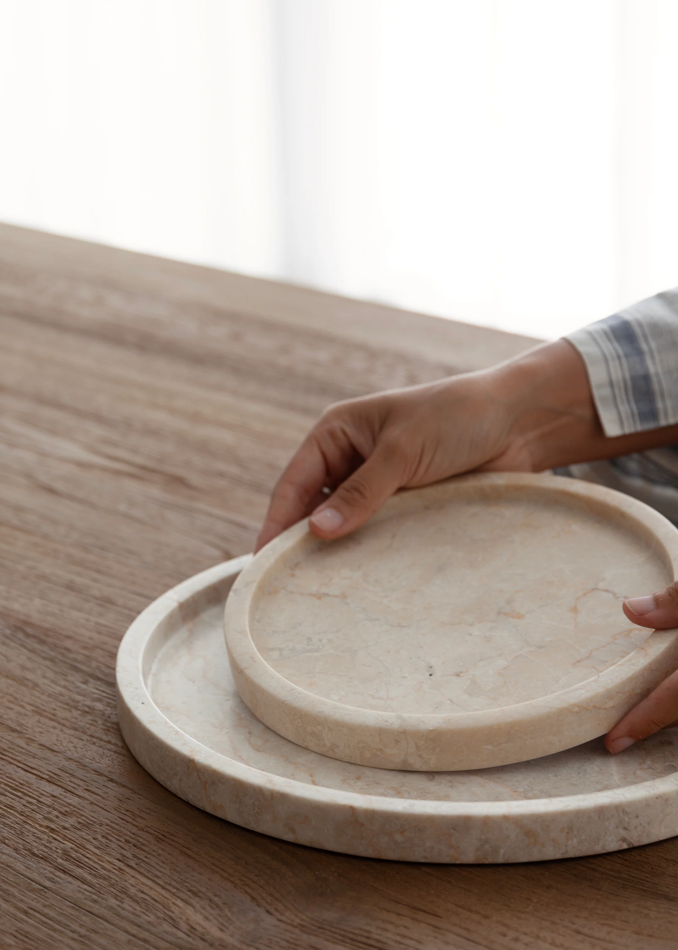 Oro Marble Tray / Cream - Image 3