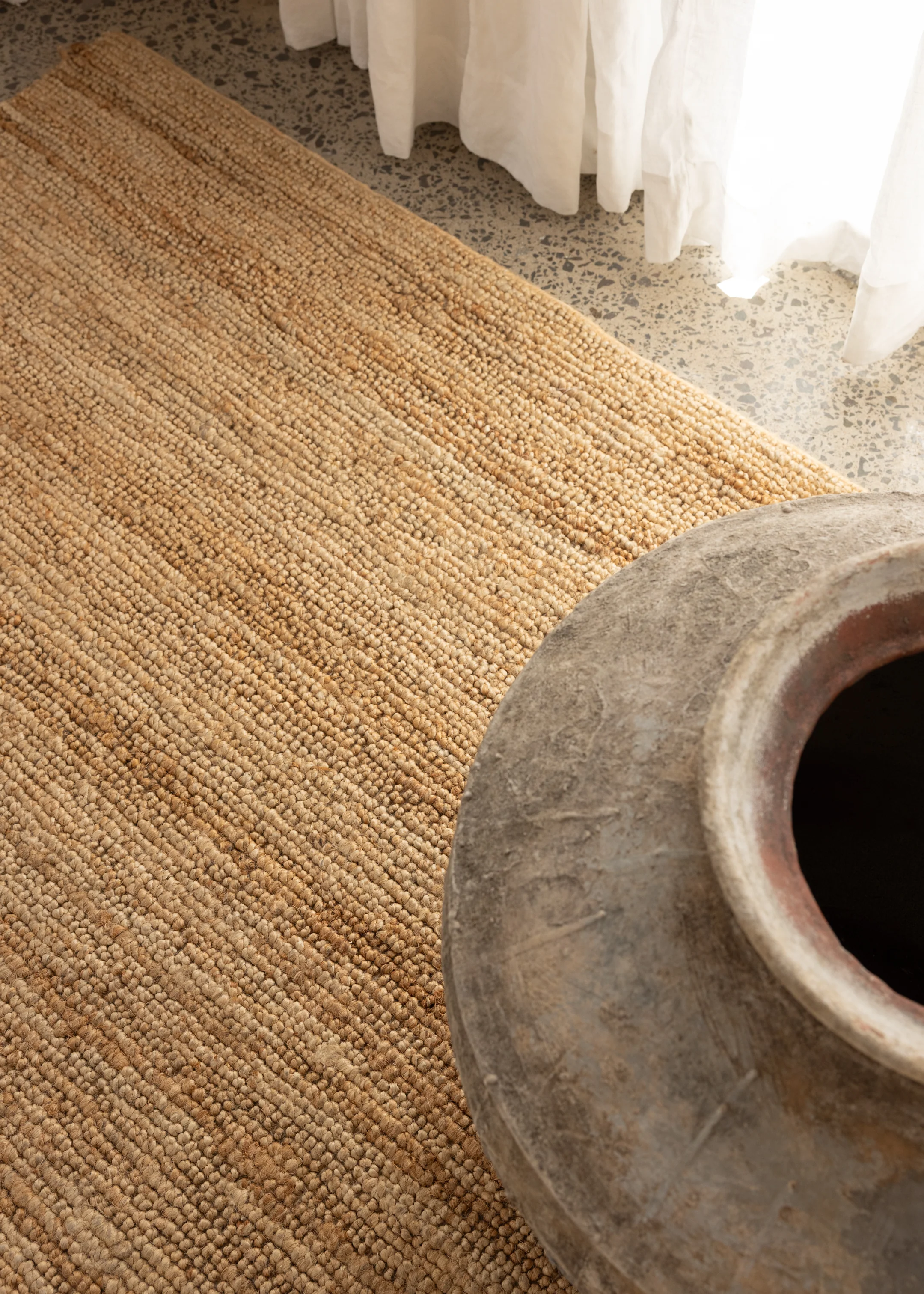 Papeete Jute Floor Rug / Natural - Image 5