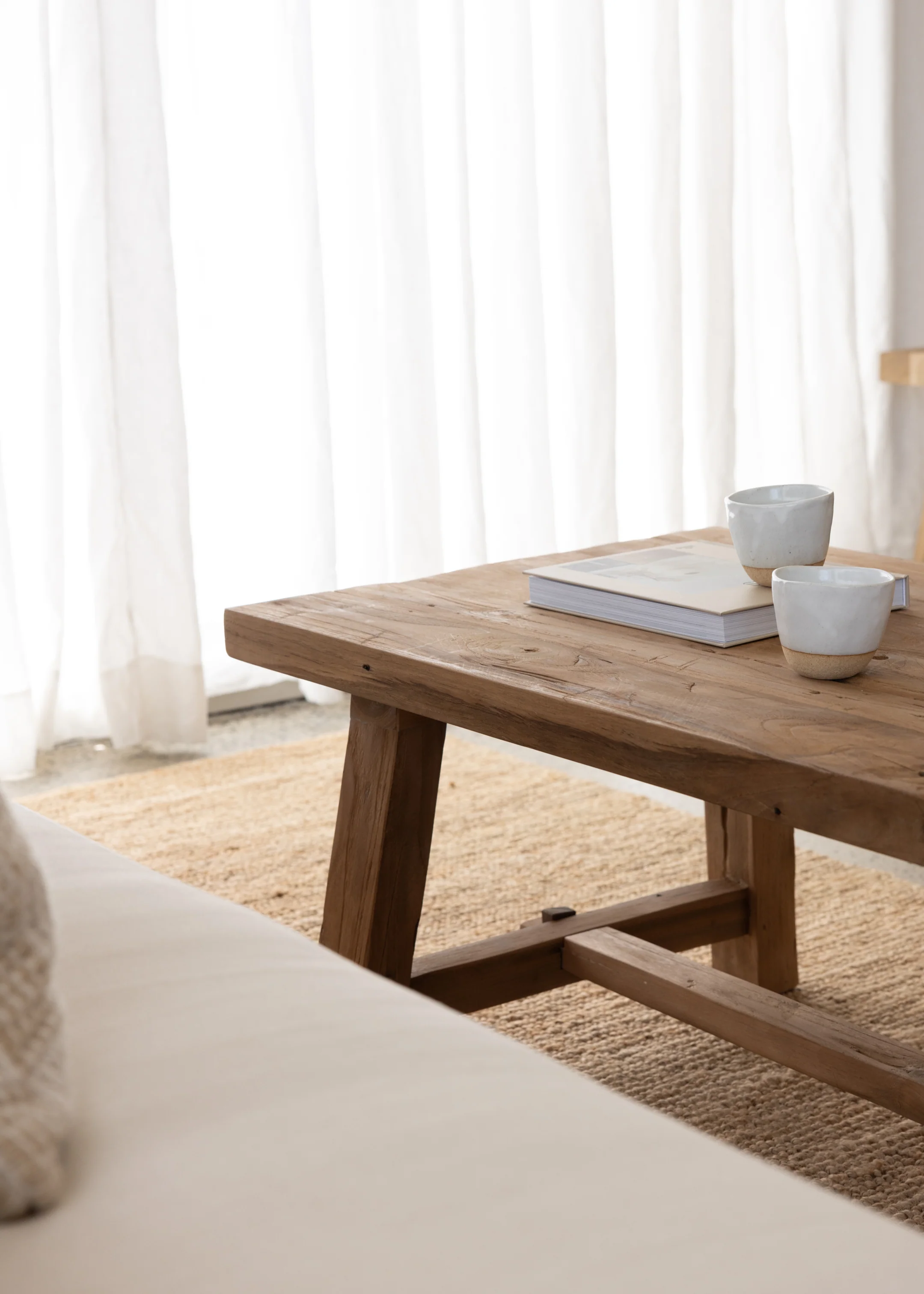 Settler Coffee Table / Dark Teak - Image 8