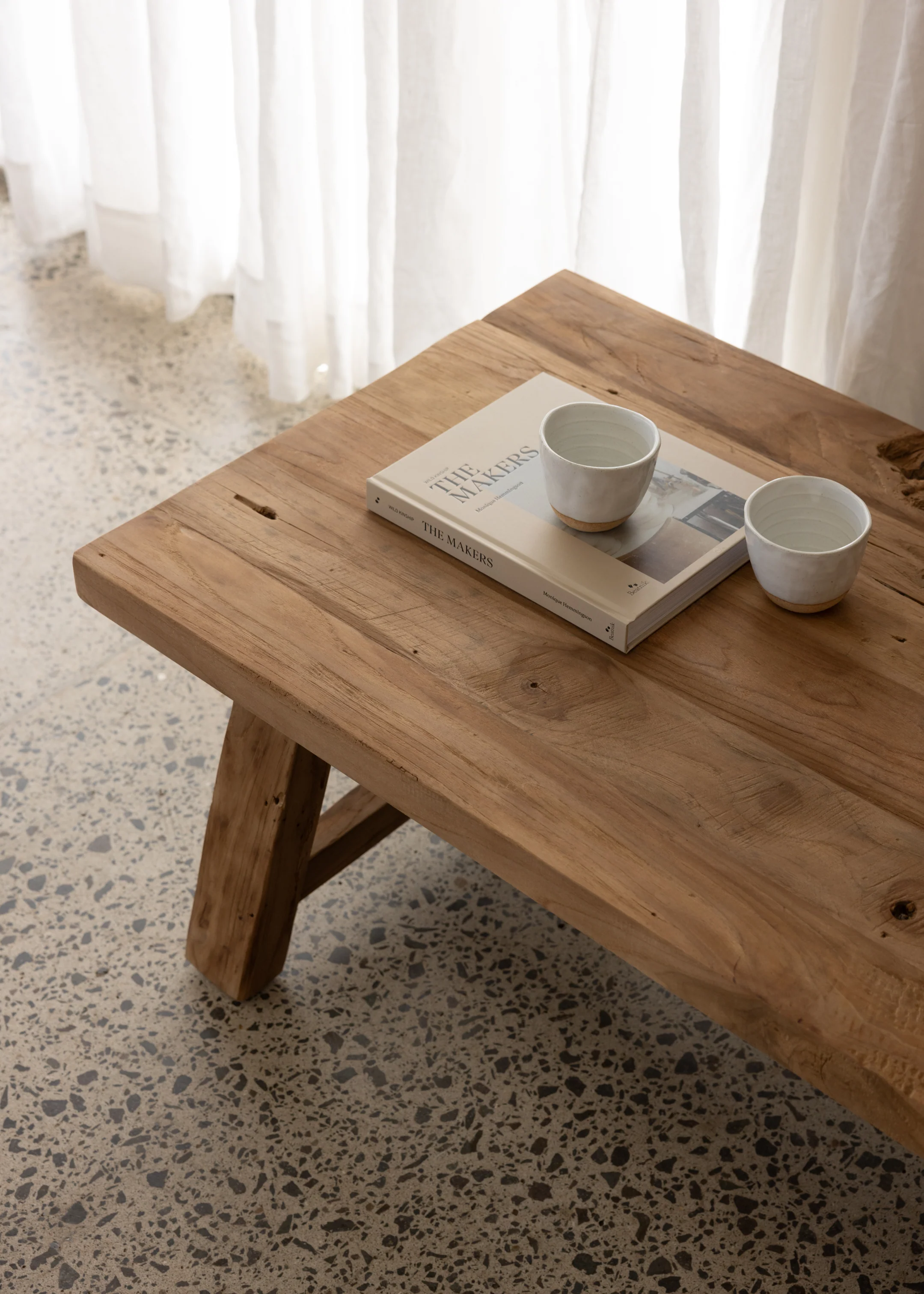 Settler Coffee Table / Dark Teak - Image 9