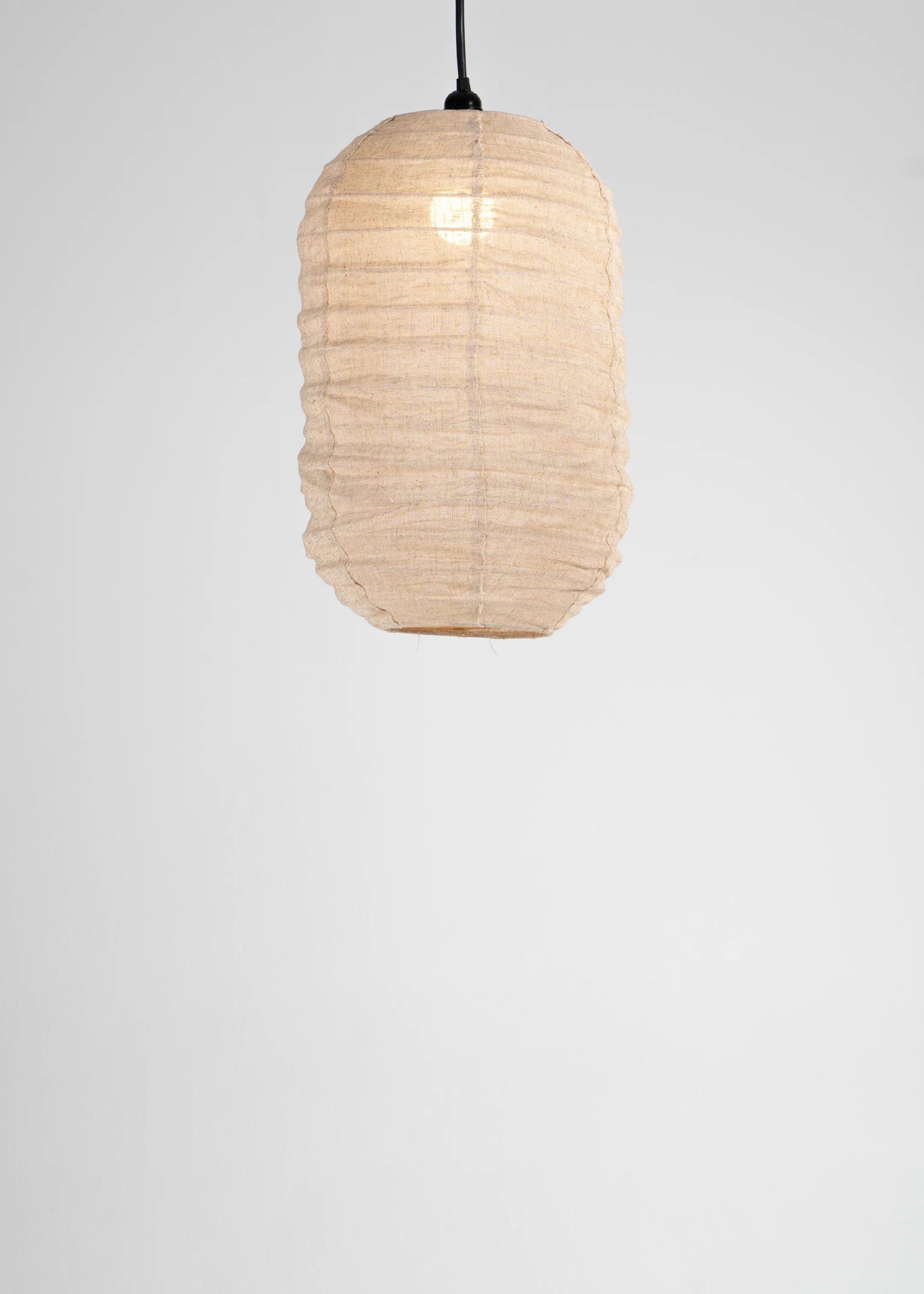 Shanti Linen Lantern / Natural - Image 5