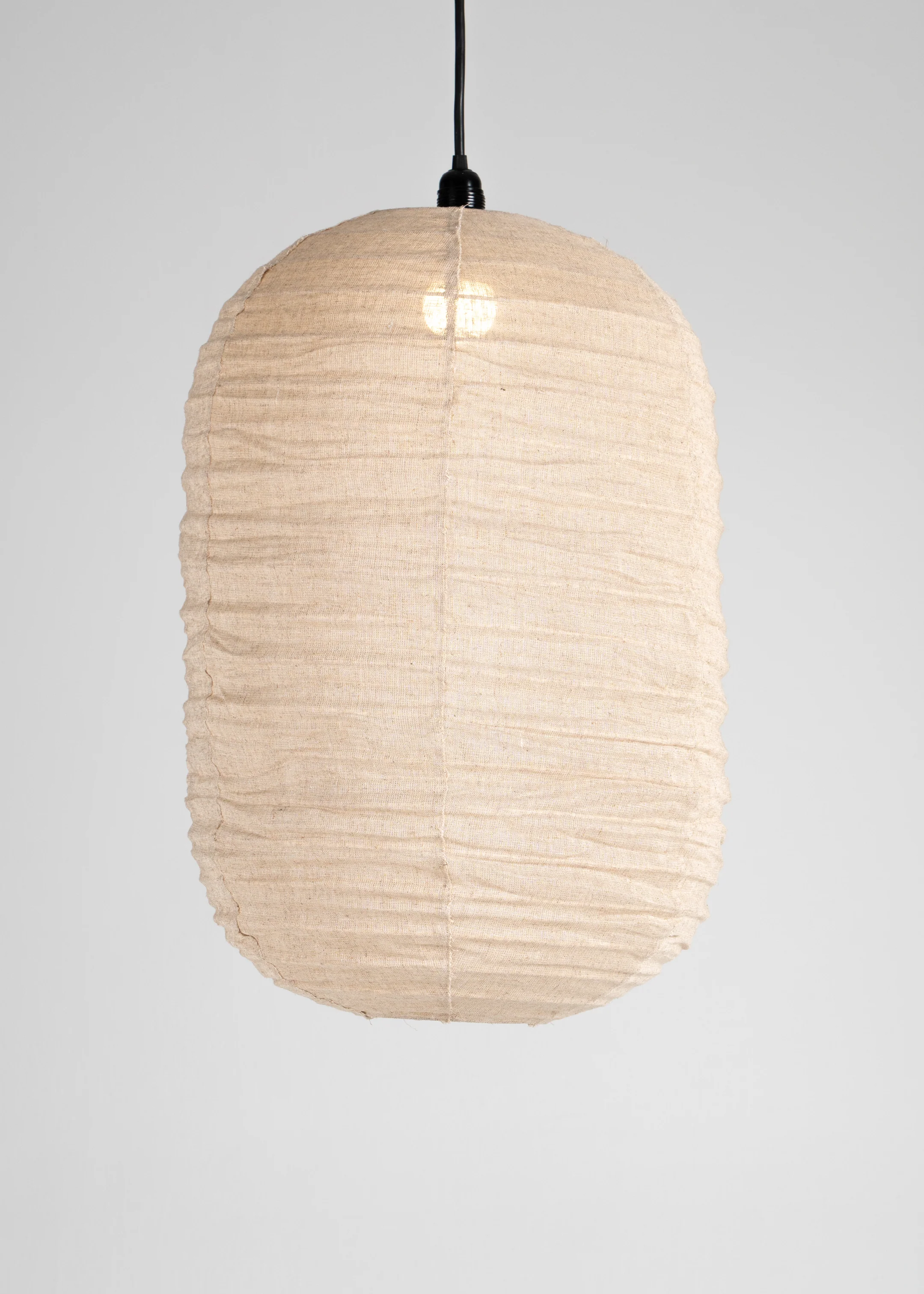 Shanti Linen Lantern / Natural - Image 6