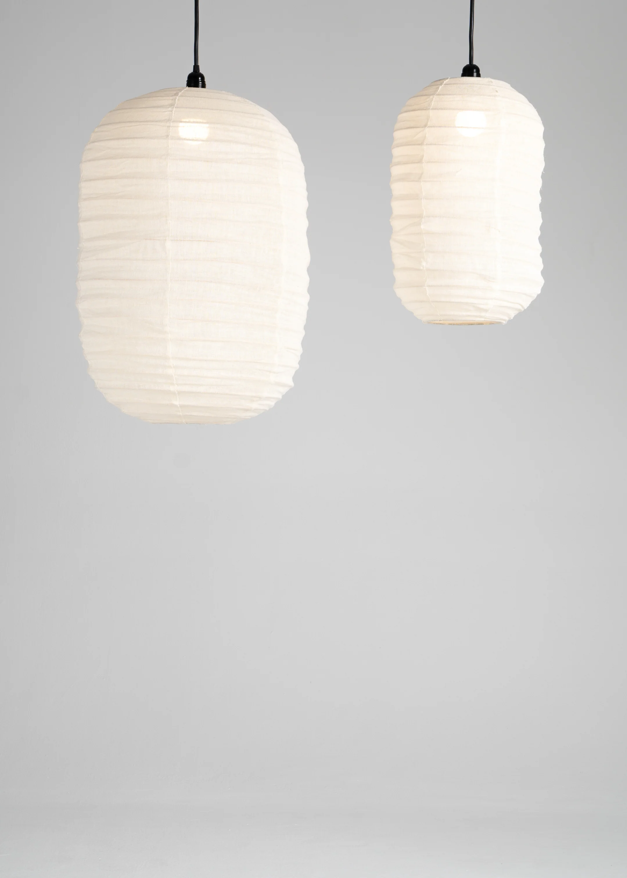 Shanti Linen Lantern / Off  White - Image 3
