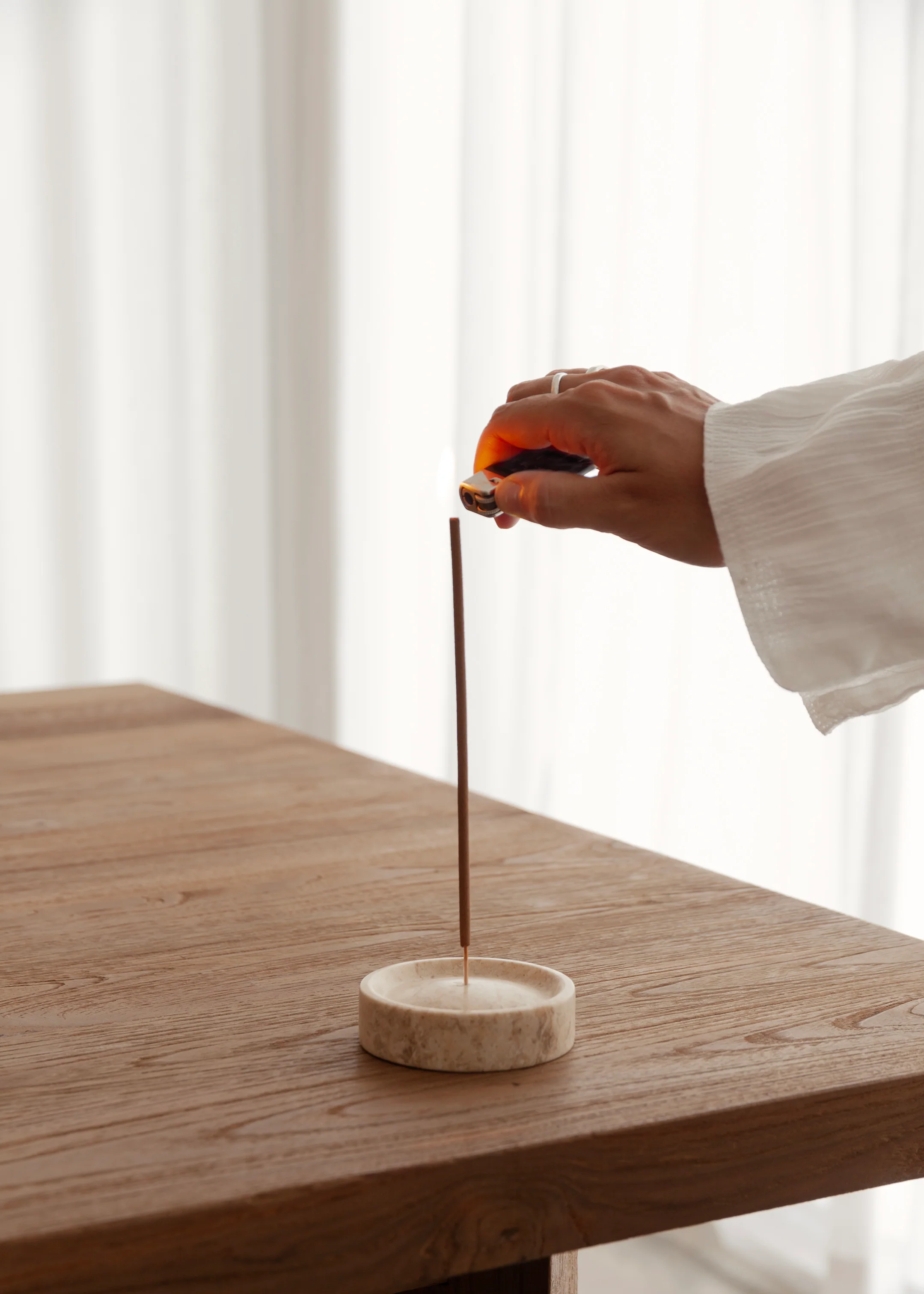Sintra Incense Holder / Cream - Image 2