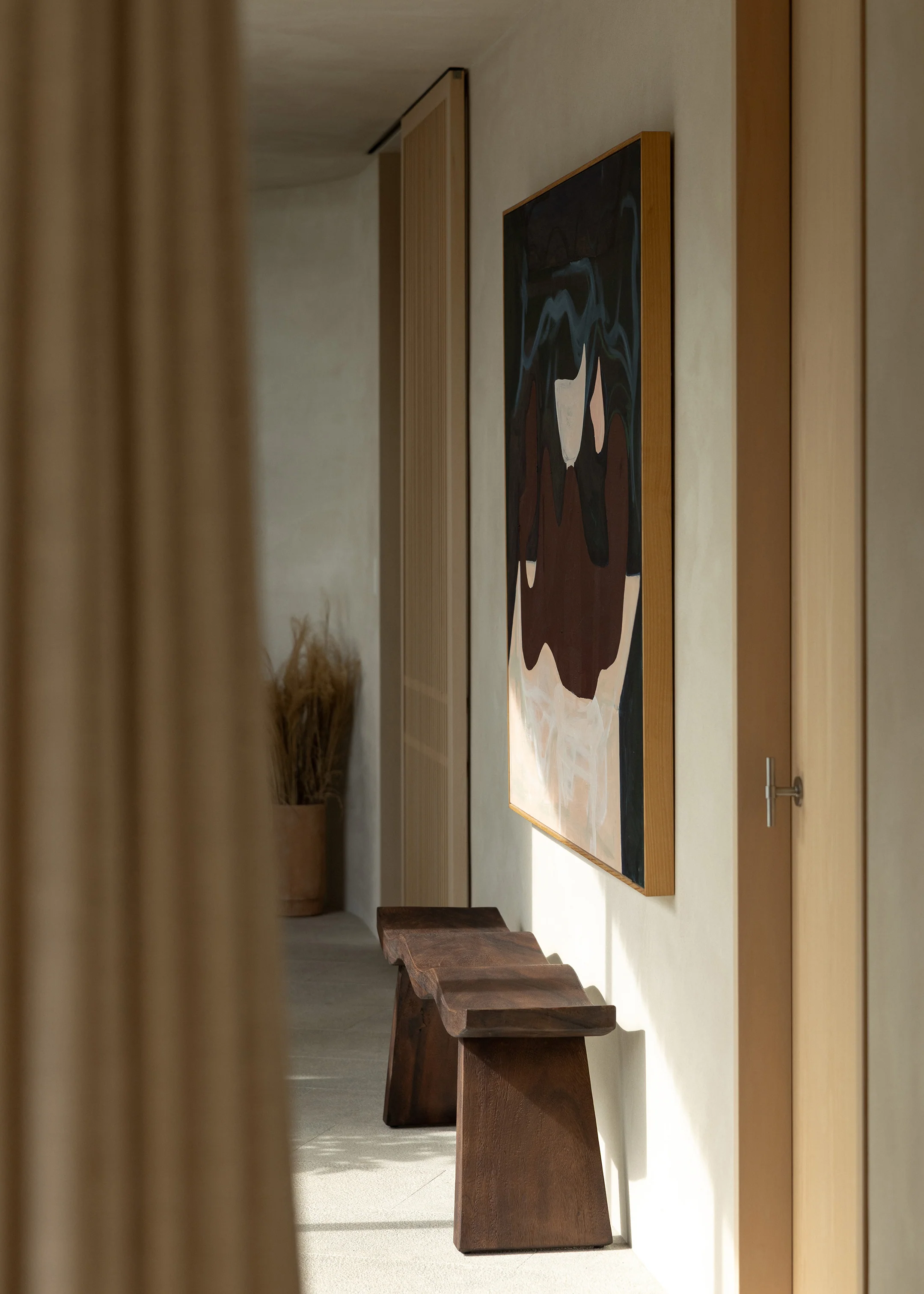 Wave Bench / Walnut - Image 3